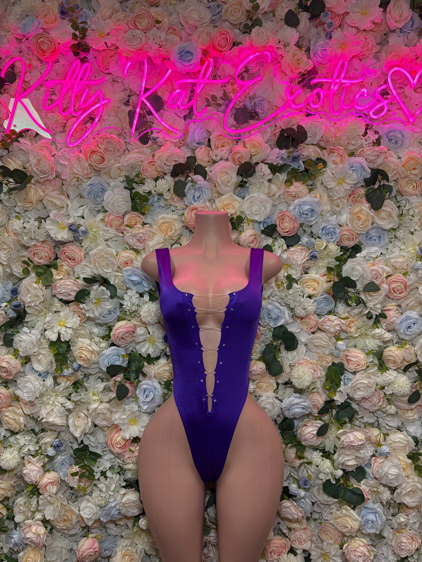 One-Piece Purple Bodysuit  Exotic Dancewear, Ravewear for Performers, Raves | Bottlegirl Outfits