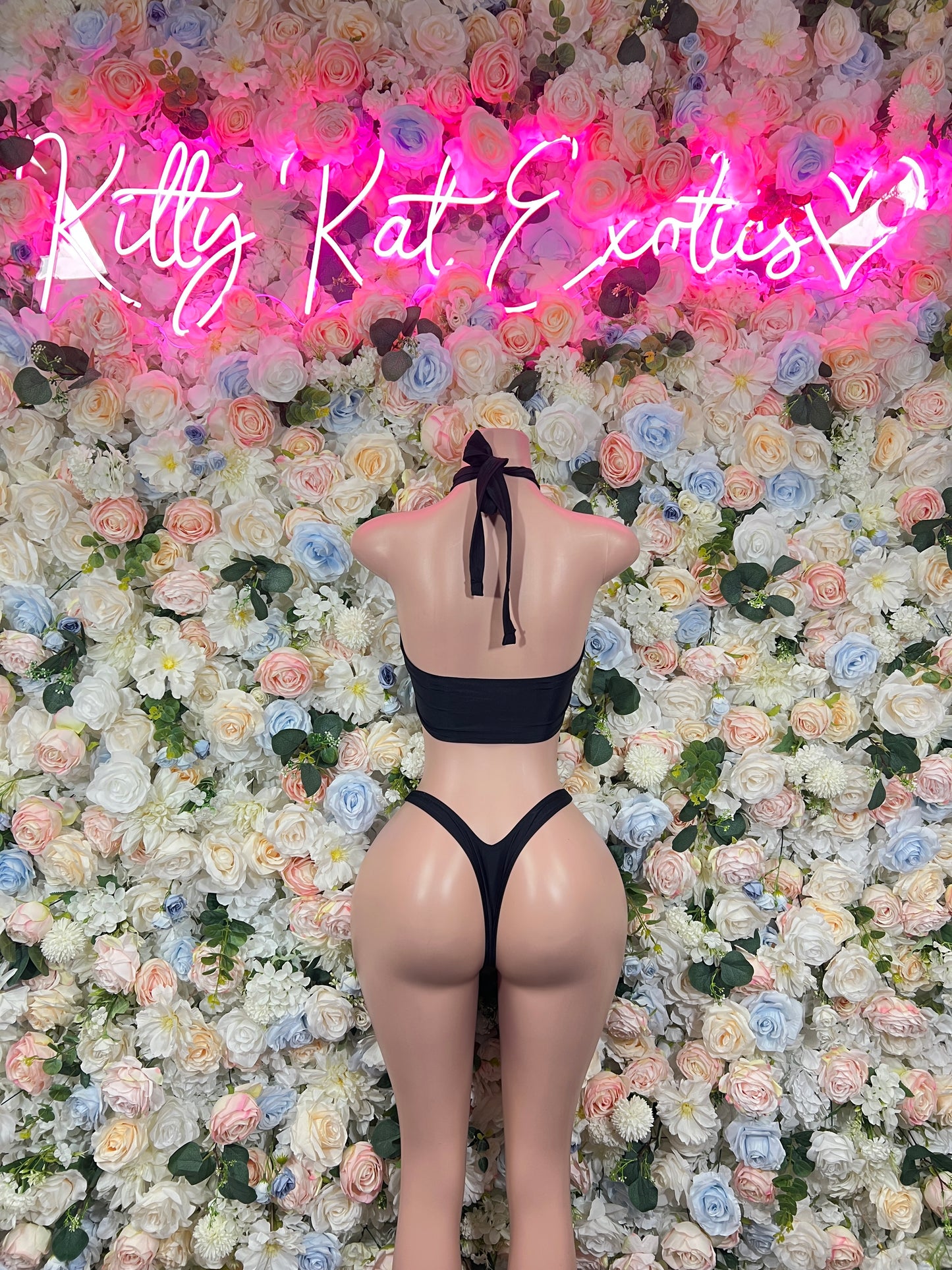 Black Rave Outfit: Two Piece Set