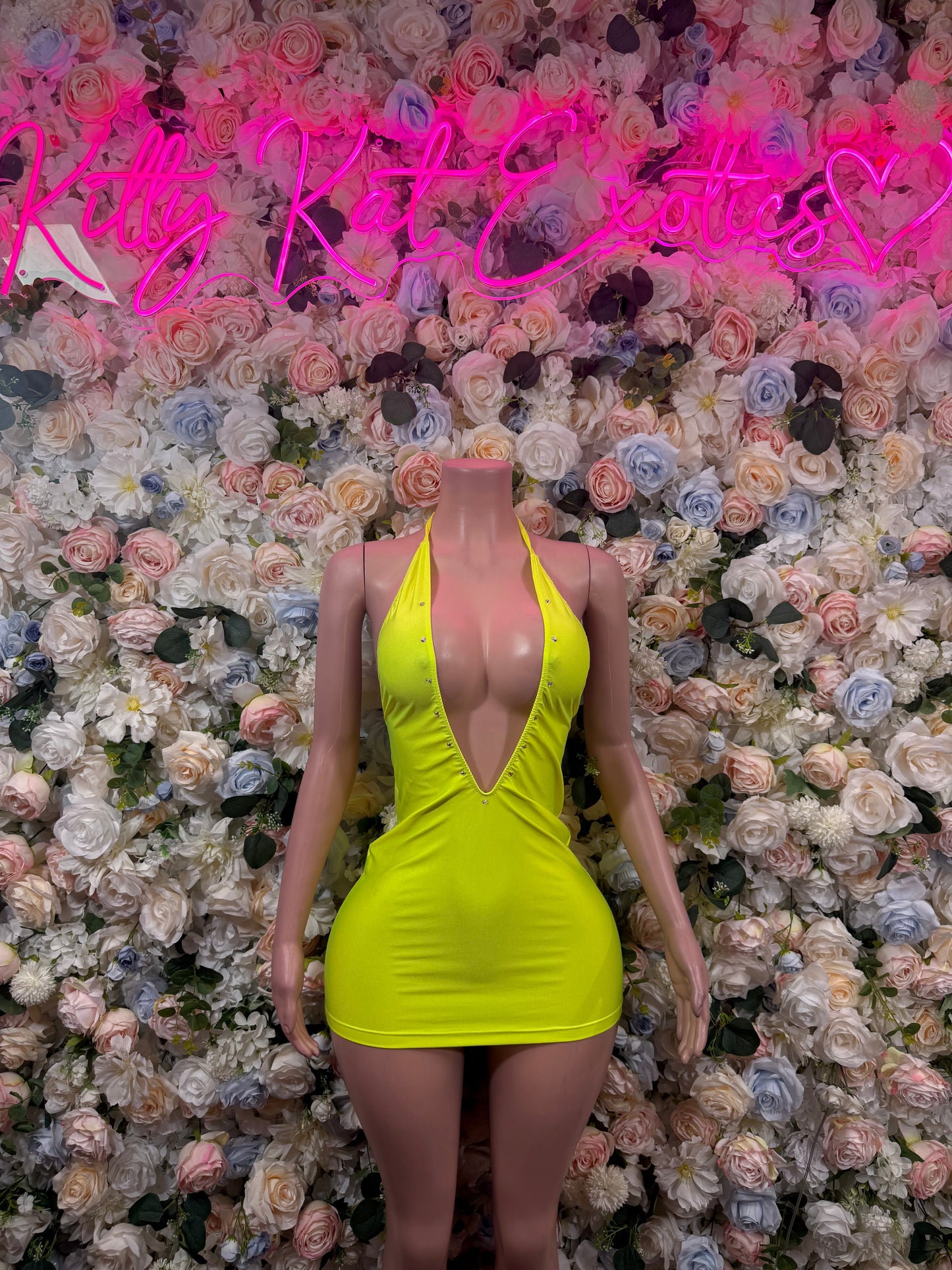 Women’s Neon Dress   – Exotic Dancewear Ravewear