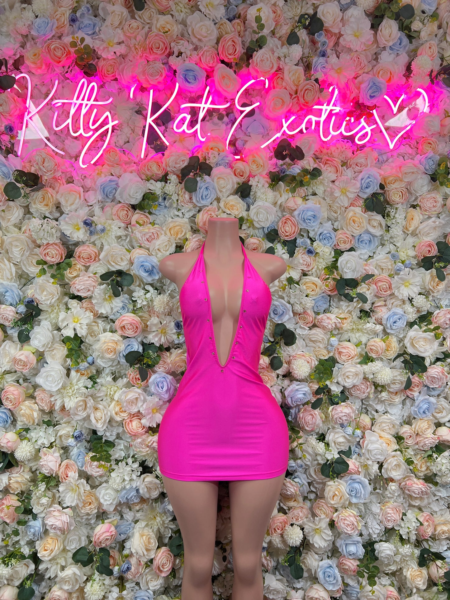 Valentines Women’s Dress Pink Dress Exotic Dancewear, Party Outfit Dinner Dress