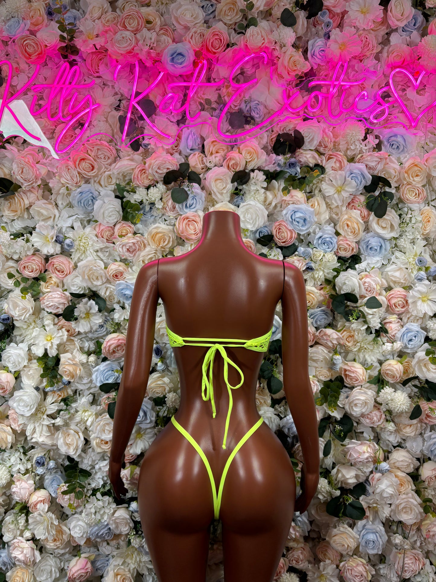 Ravewear One-Piece  Fishnet Bodysuit - Neon Green  | Exotic Dancewear for Performers, Raves, & Festival Clothing