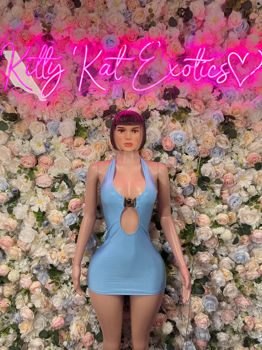 Baby Blue Dress Exotic Dancewear