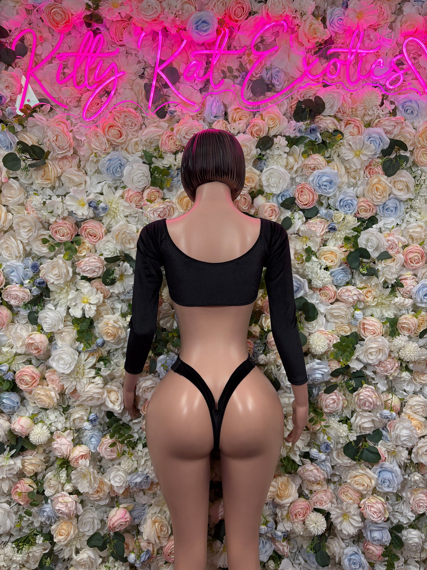 Black Two Piece Festival Outfit Dancewear Clubwear