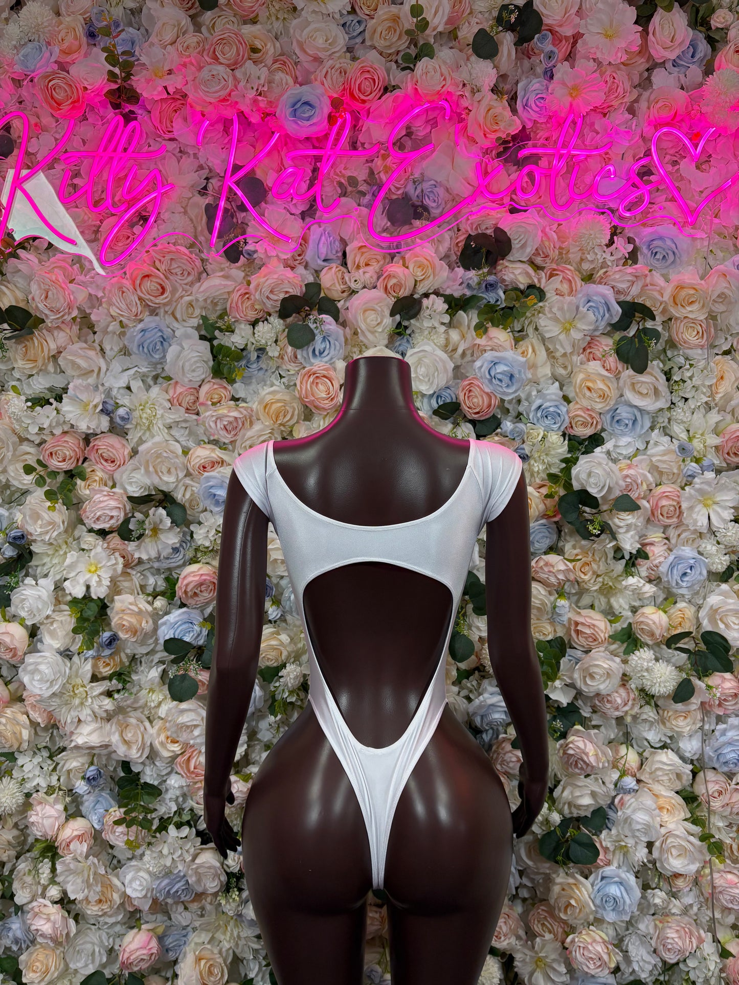 White Bodysuit Sexy Rave Festival Outfit One Piece Exotic Dancewear
