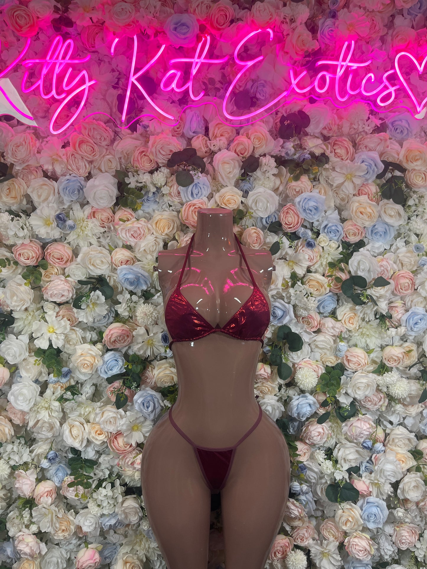 Festival Clothing Two Piece Burgundy Bikini Dancewear Ravewear Exoticwear