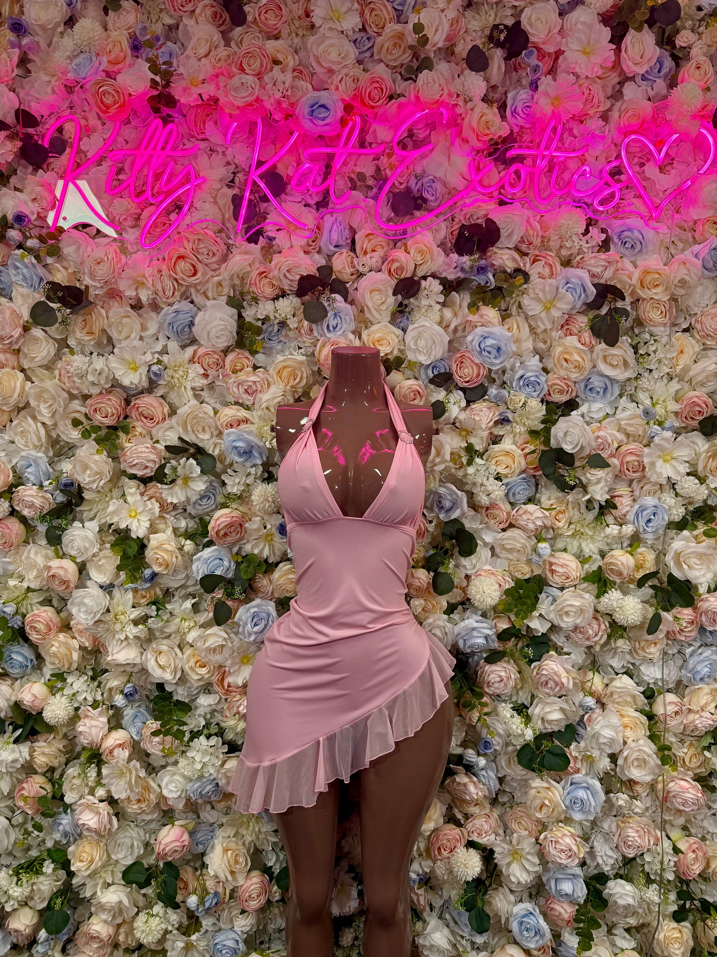 Women’s Baby Pink Dress  Clubwear Dress