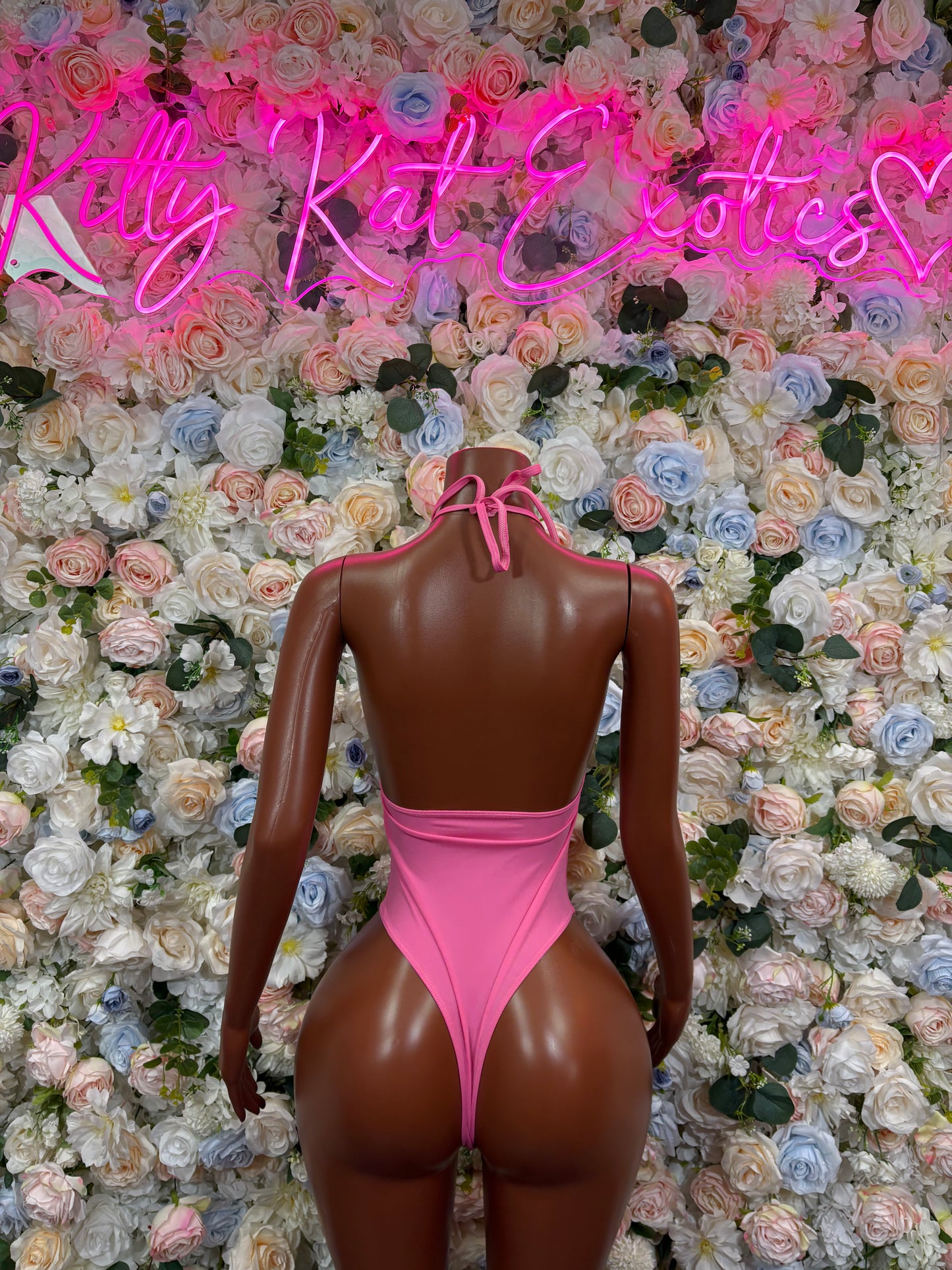 Pink One Piece Exotic Dancewear
