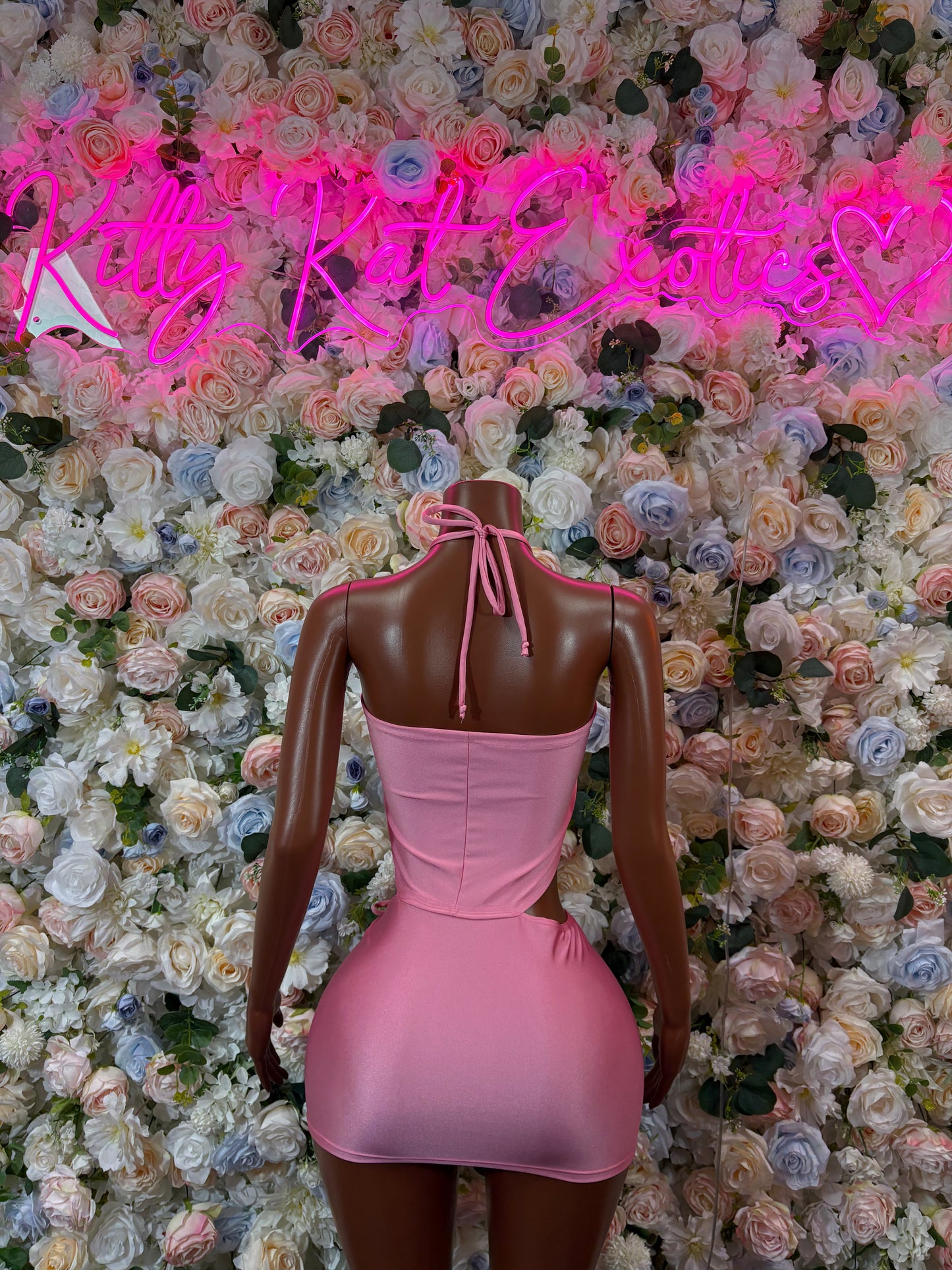 Pink Dress Exotic Dancewear