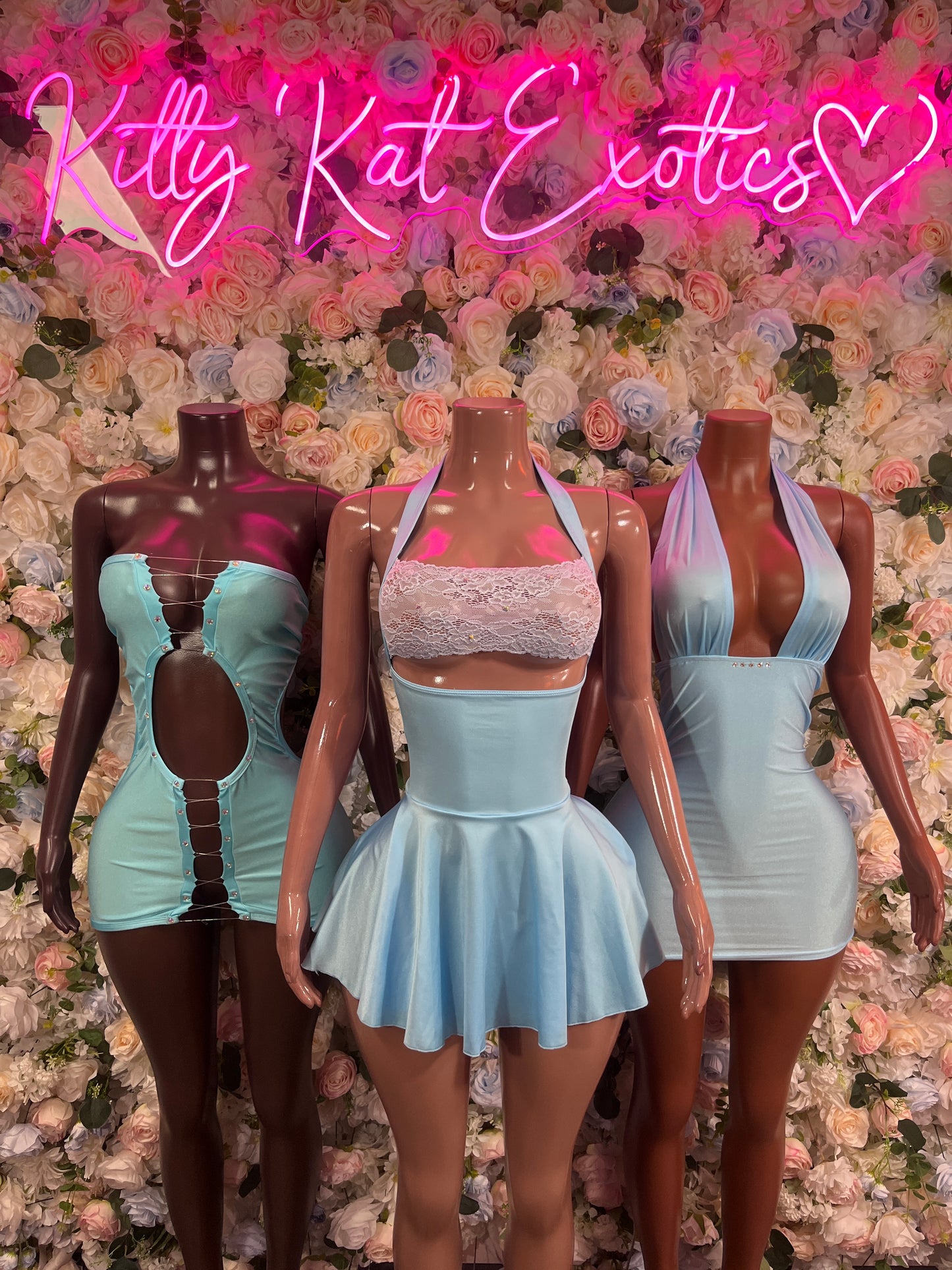 Teal Dress Exotic Dancewear