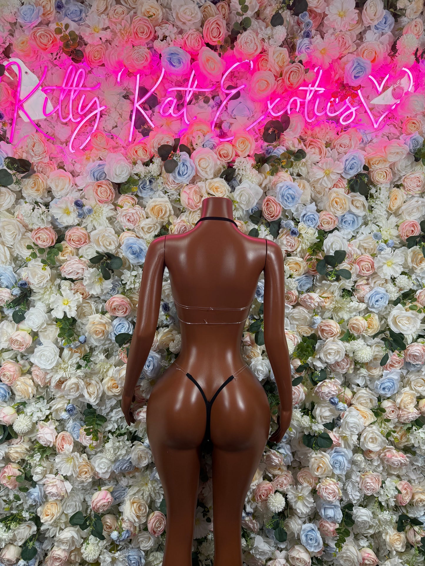 Exotic dancewear Black rhinestone bikini set – two piece stripper outfit, rave wear costume, pole dance lingerie, festival bikini