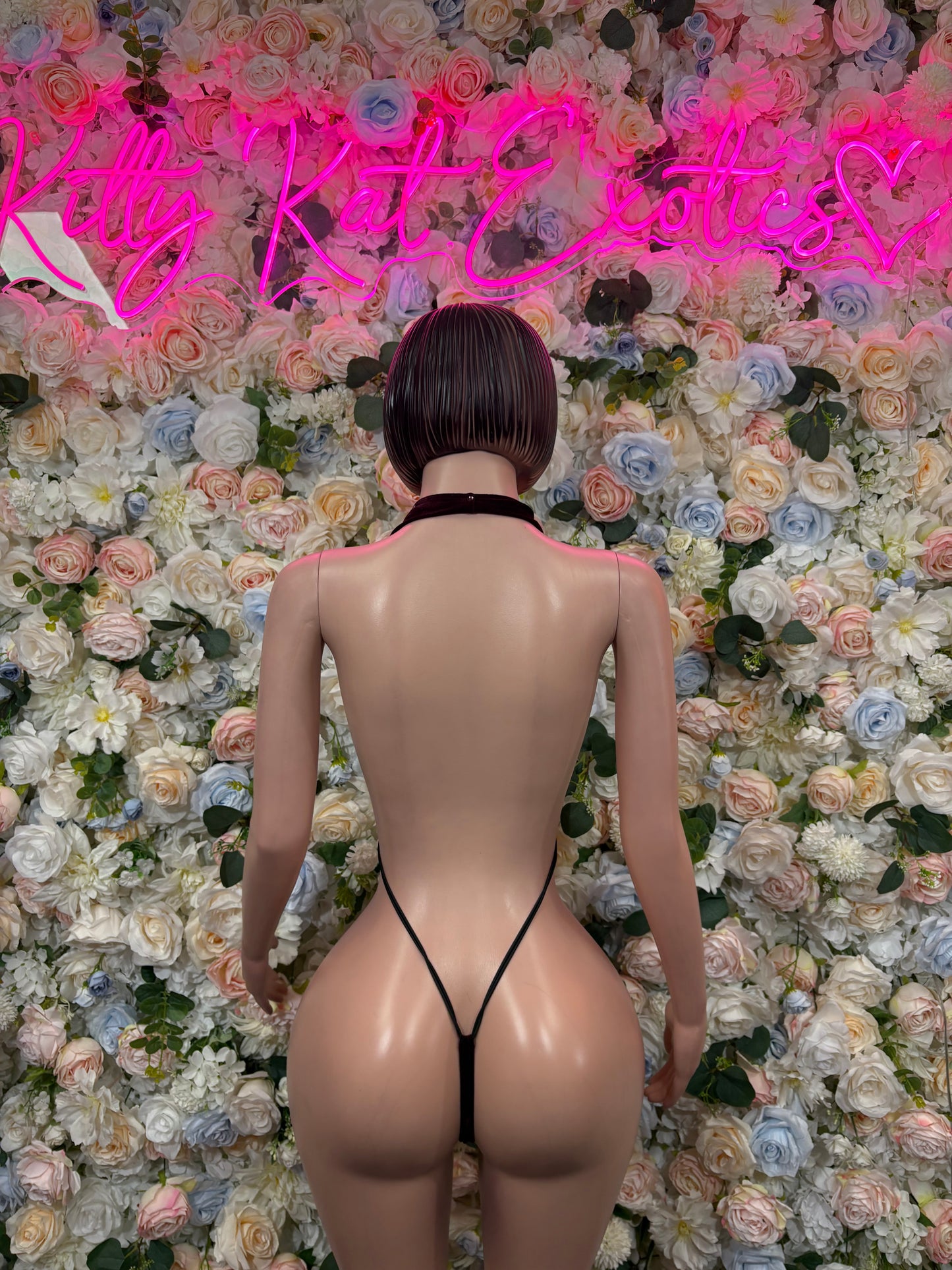 Burgundy Bodysuit Rave Festival Outfit - Exotic Dancewear