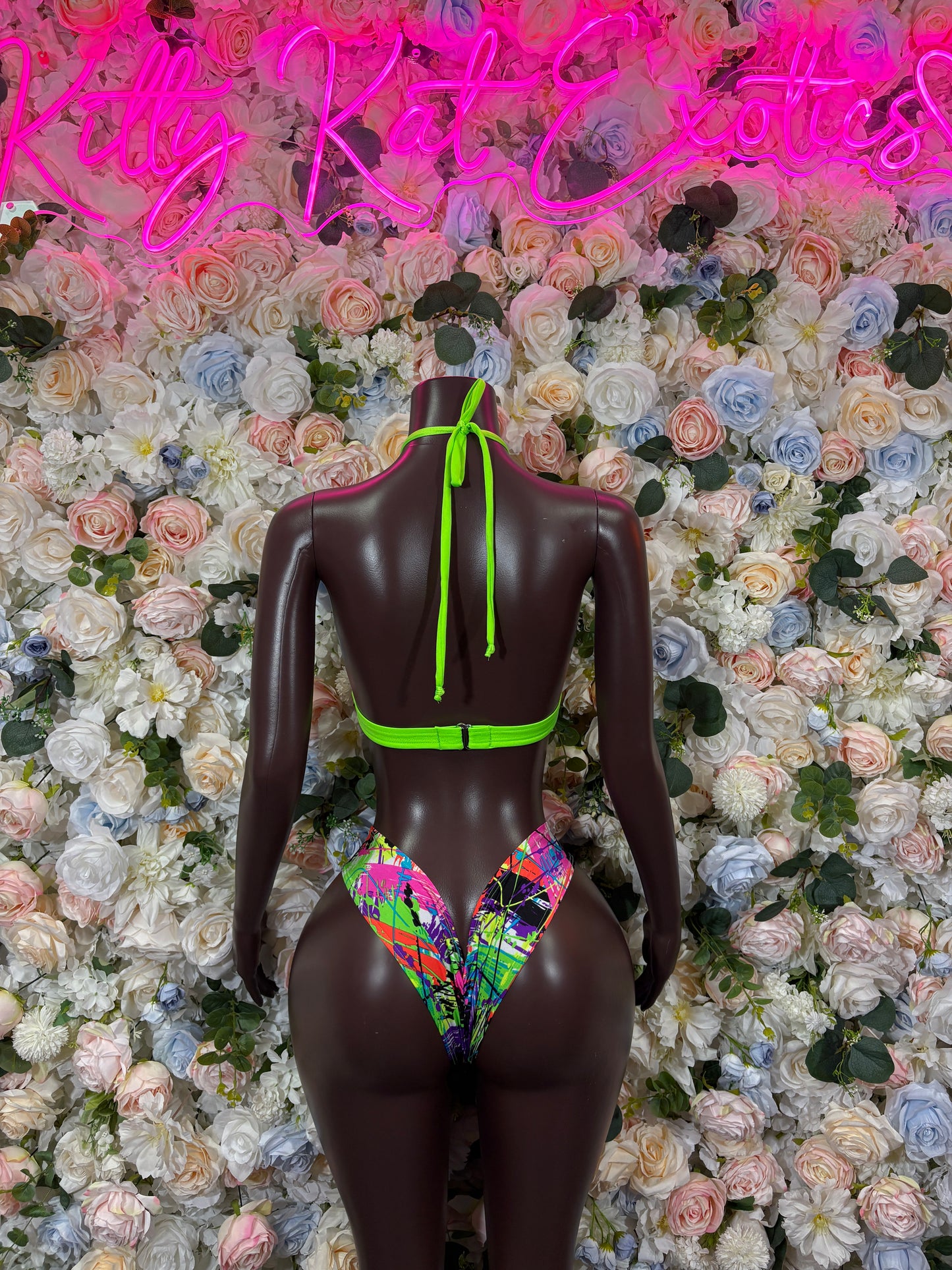 Festival Outfits - One Piece Multicolor Bodysuit -  Festival Outfit,  Dancewear