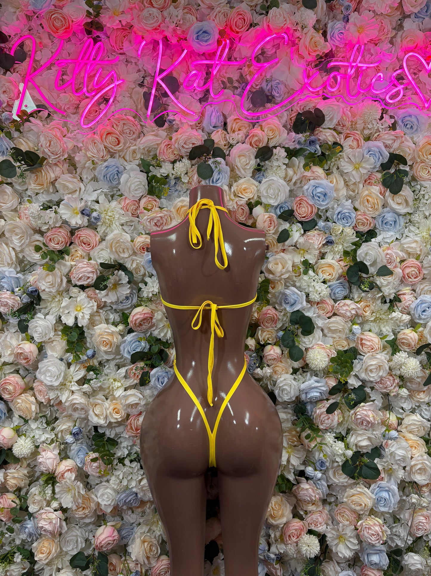 Rave Clothing Yellow Metallic Bodysuit - Exotic Dancewear for Performers, Raves, & Festival Clothing