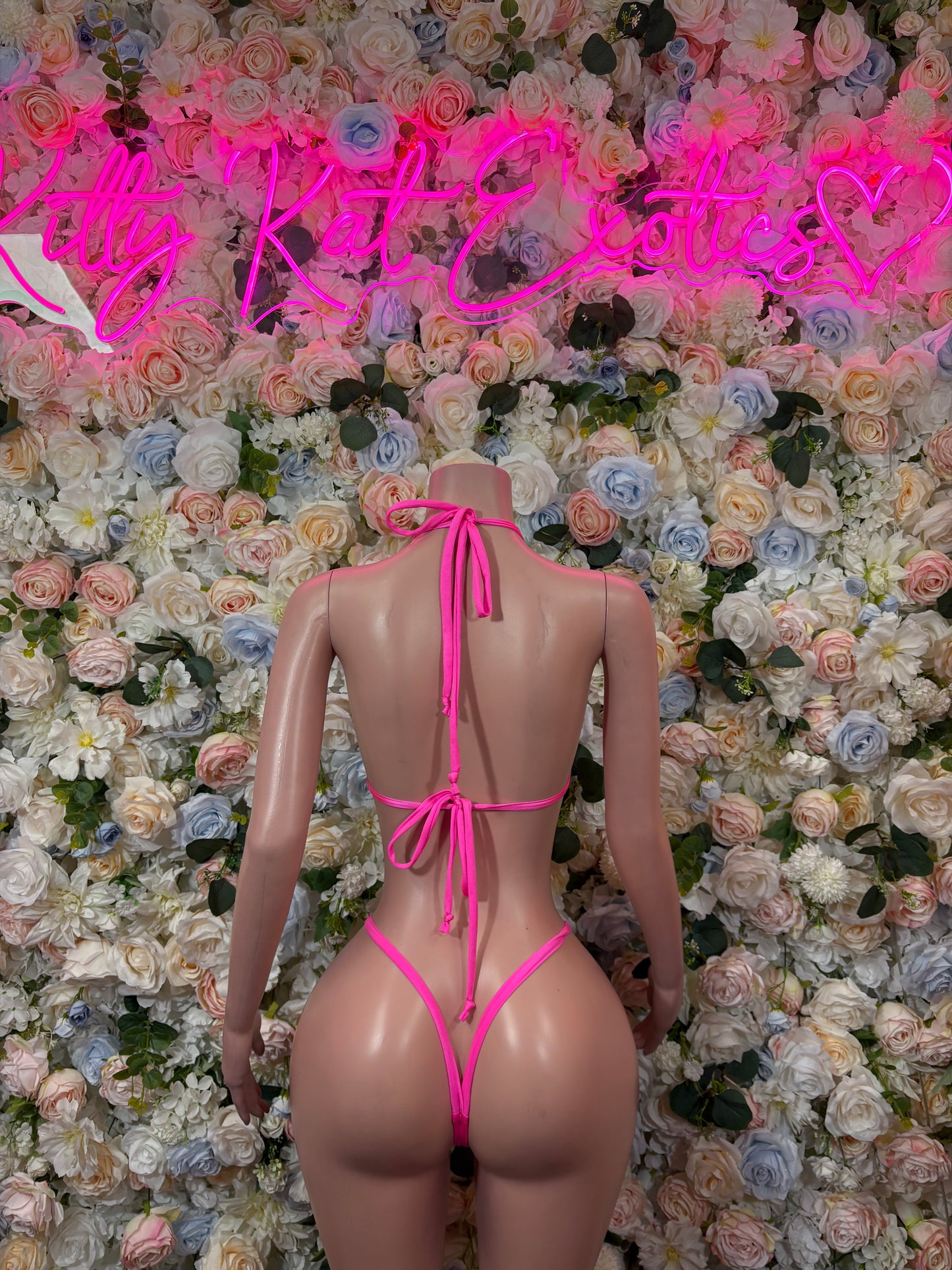 Rave Outfit Bikini Two  Piece Pink