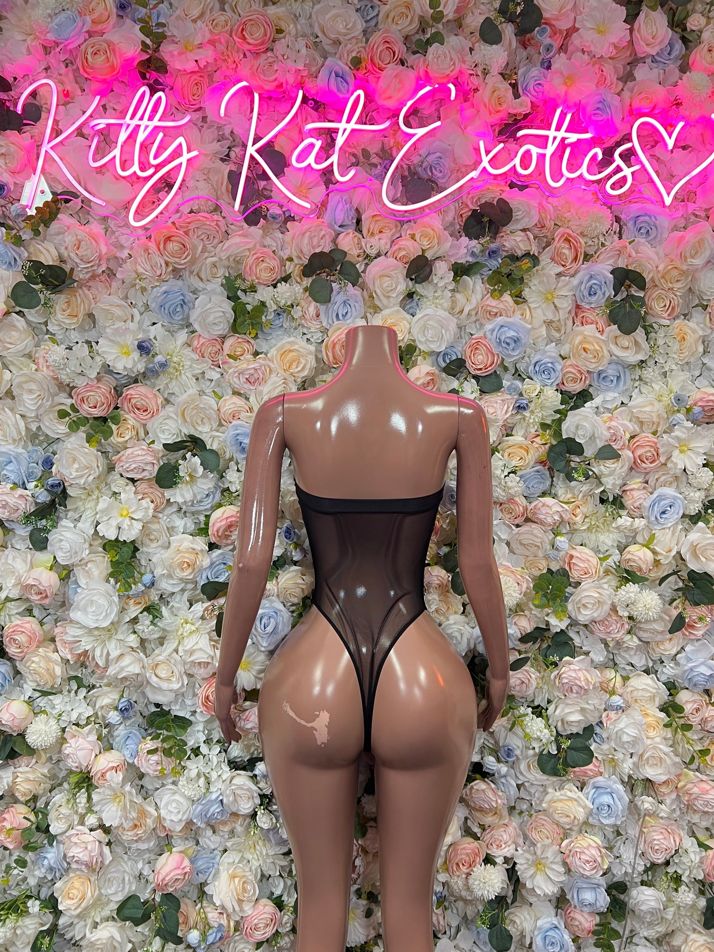 Black Bottlegirl Bodysuit - Women’s Exotic Dancewear, Bartender Costume & Rave Clubwear