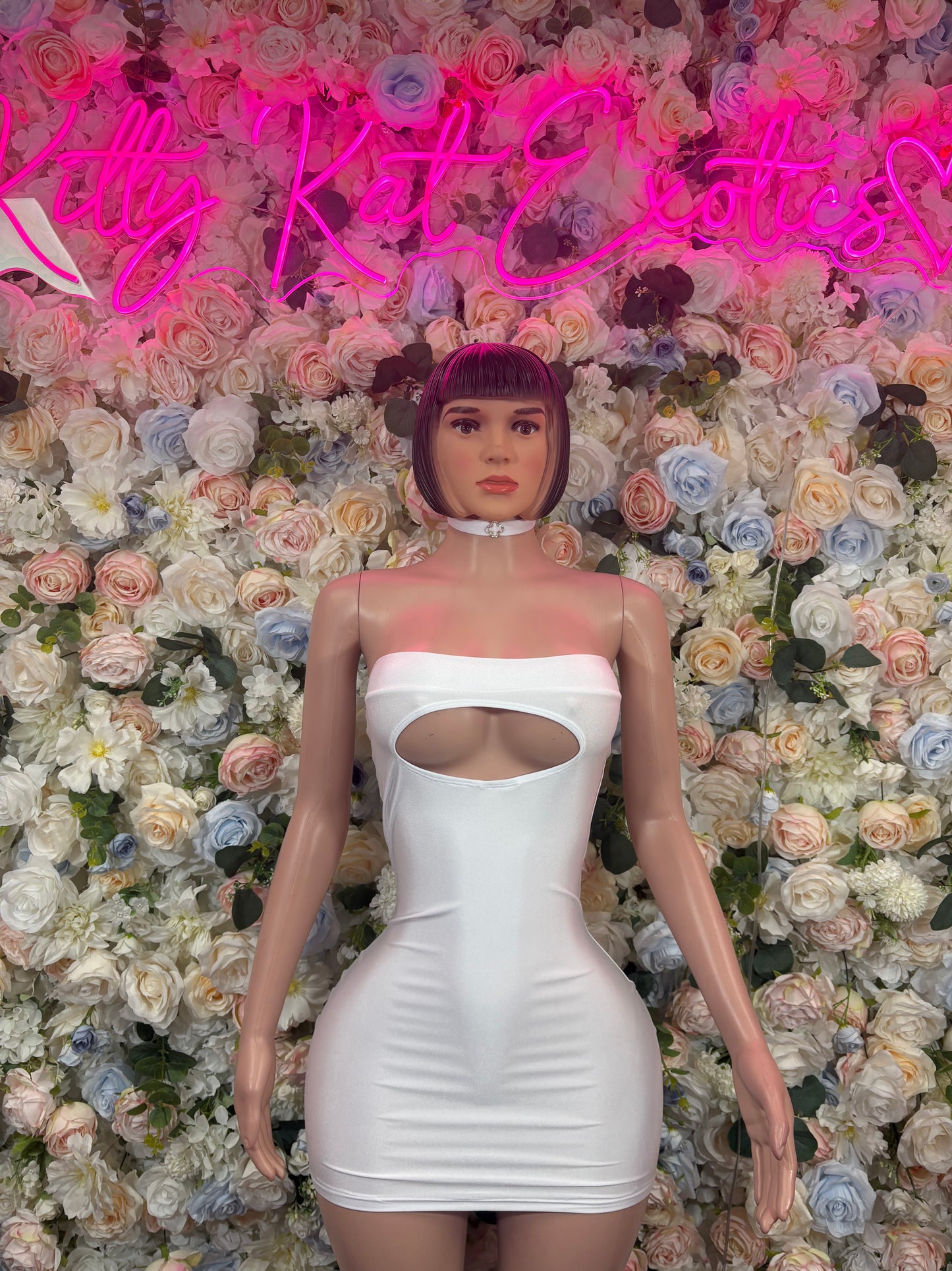 Exotic Dancewear Outfit White Dress Clubwear Festival Outfit EDM Party Dress Sexy White Bodycon Womens Dress