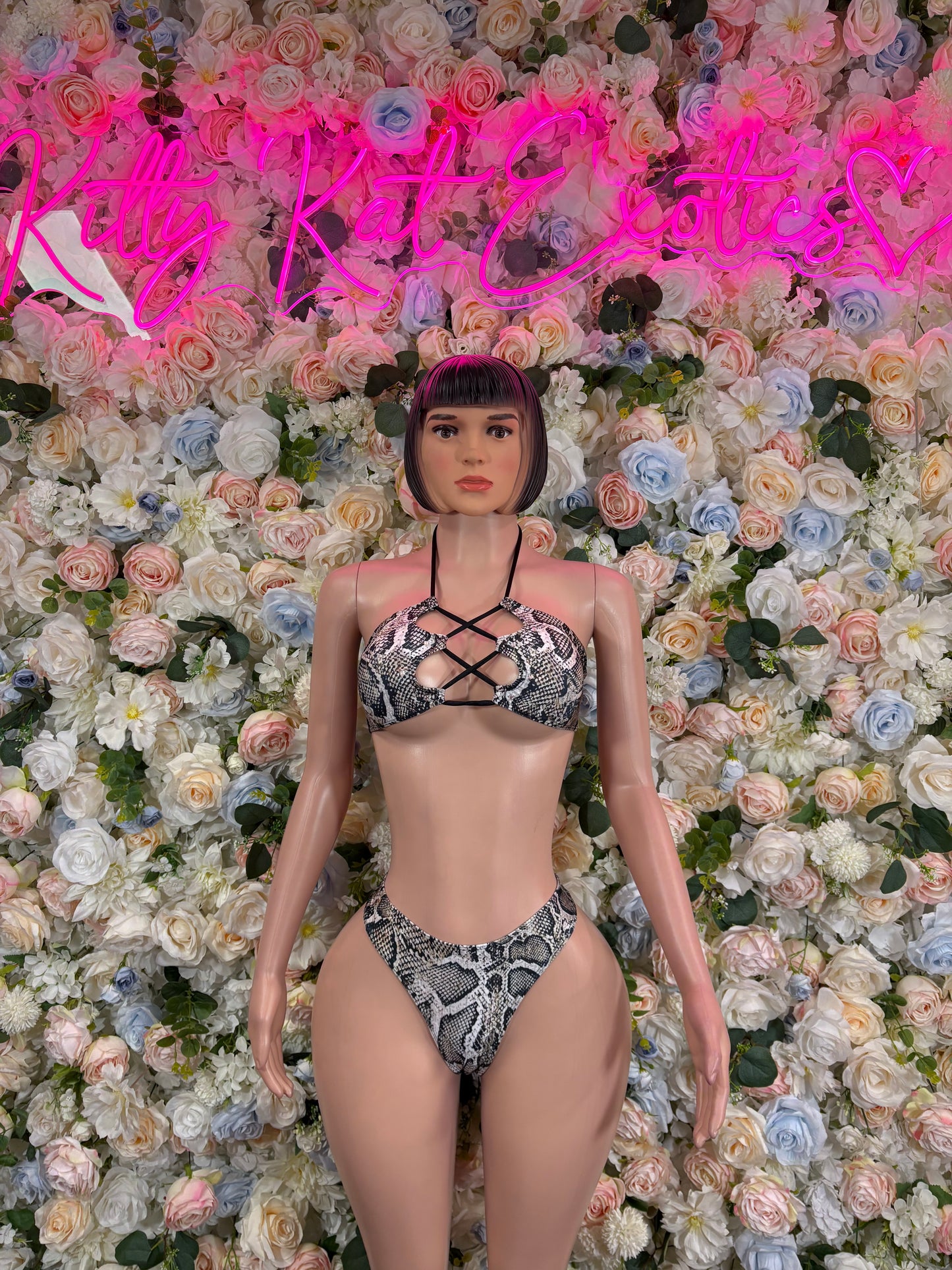 Snake Print Two Piece Exotic Dancewear
