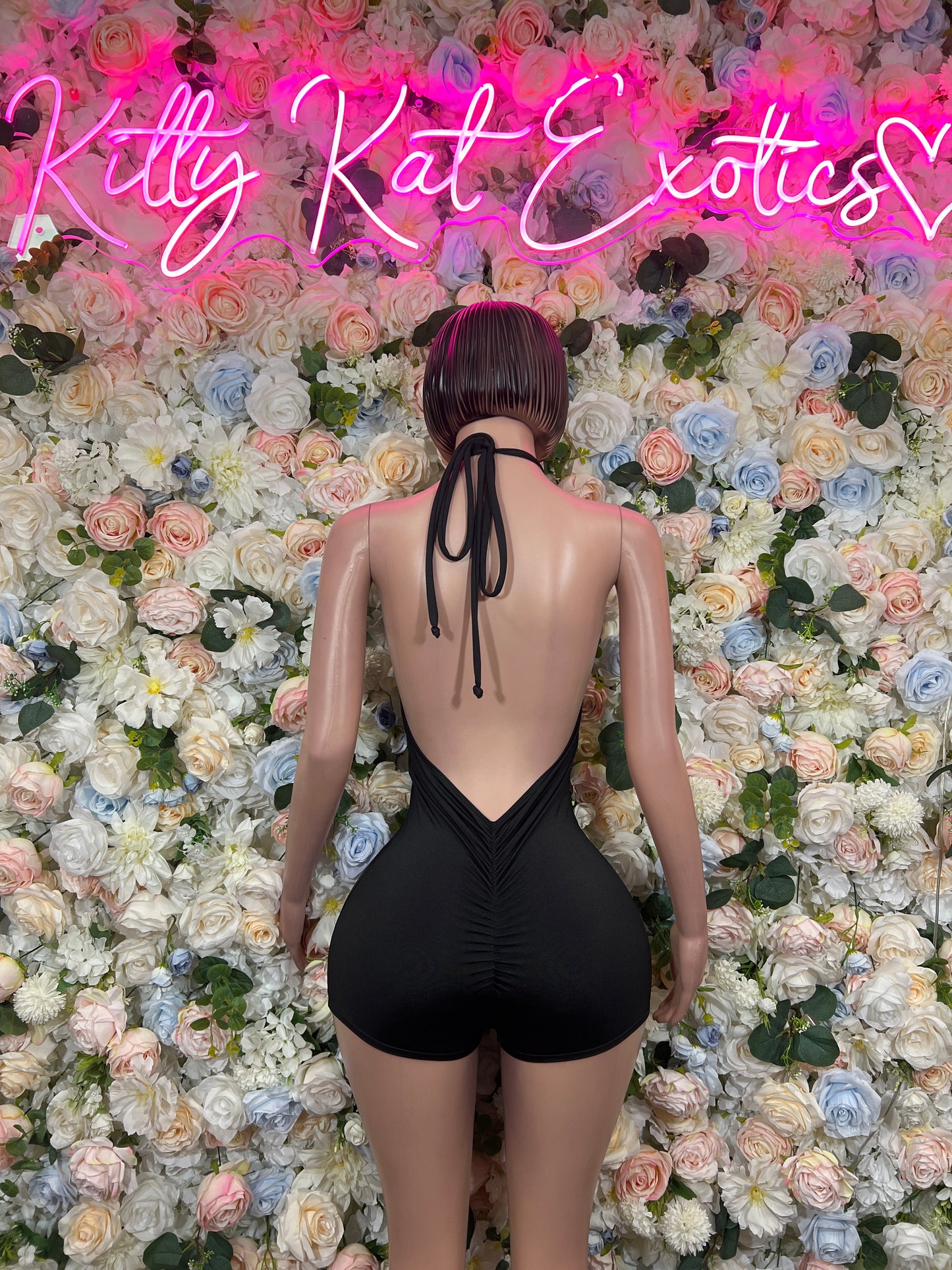 Black Bottlegirl Bodysuit - Exotic Dancewear, Bartender Costume & Rave Clubwear