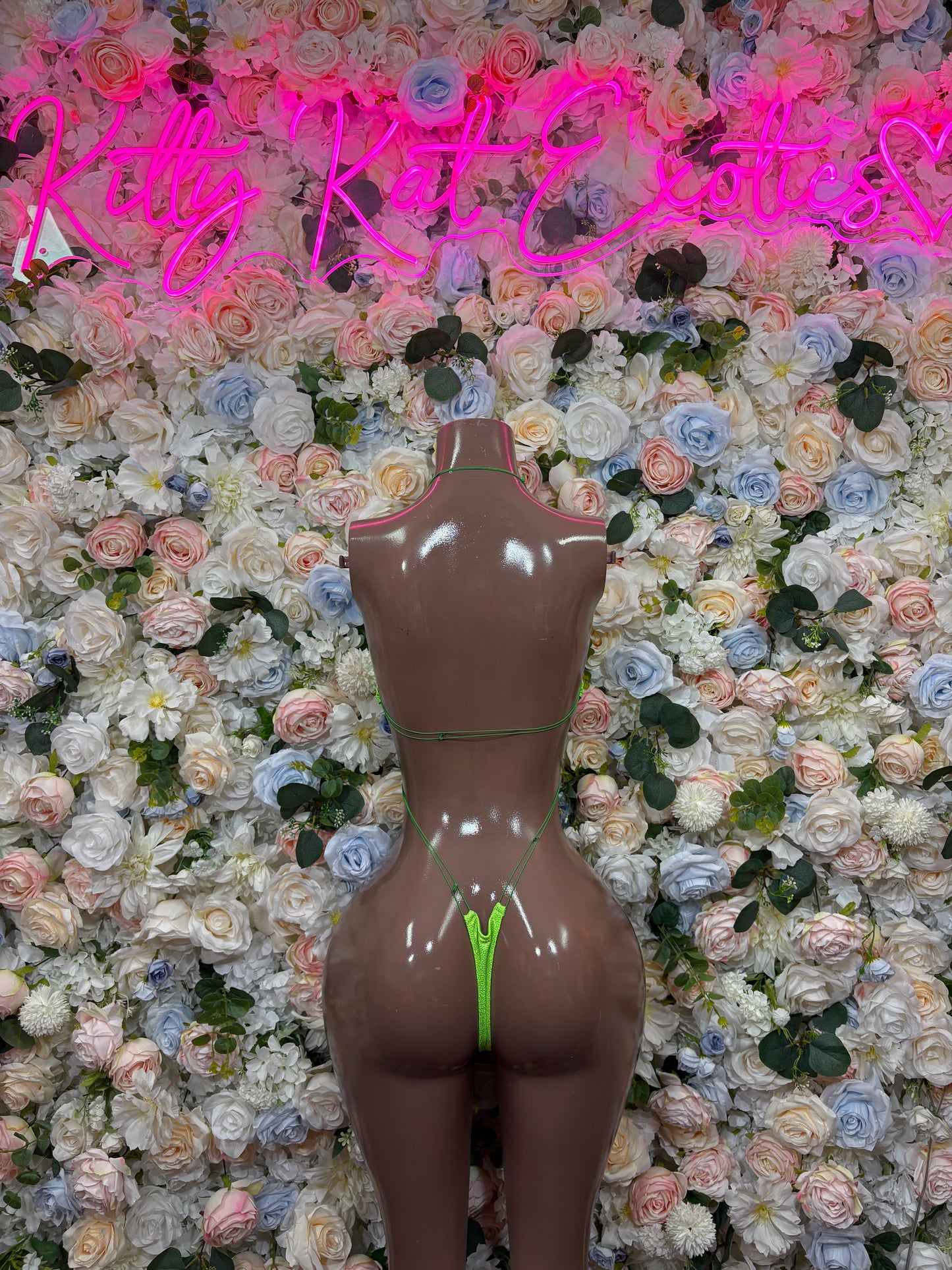 Exotic Dancewear One-Piece Bodysuit - Neon Green Raves, & Festival Clothing
