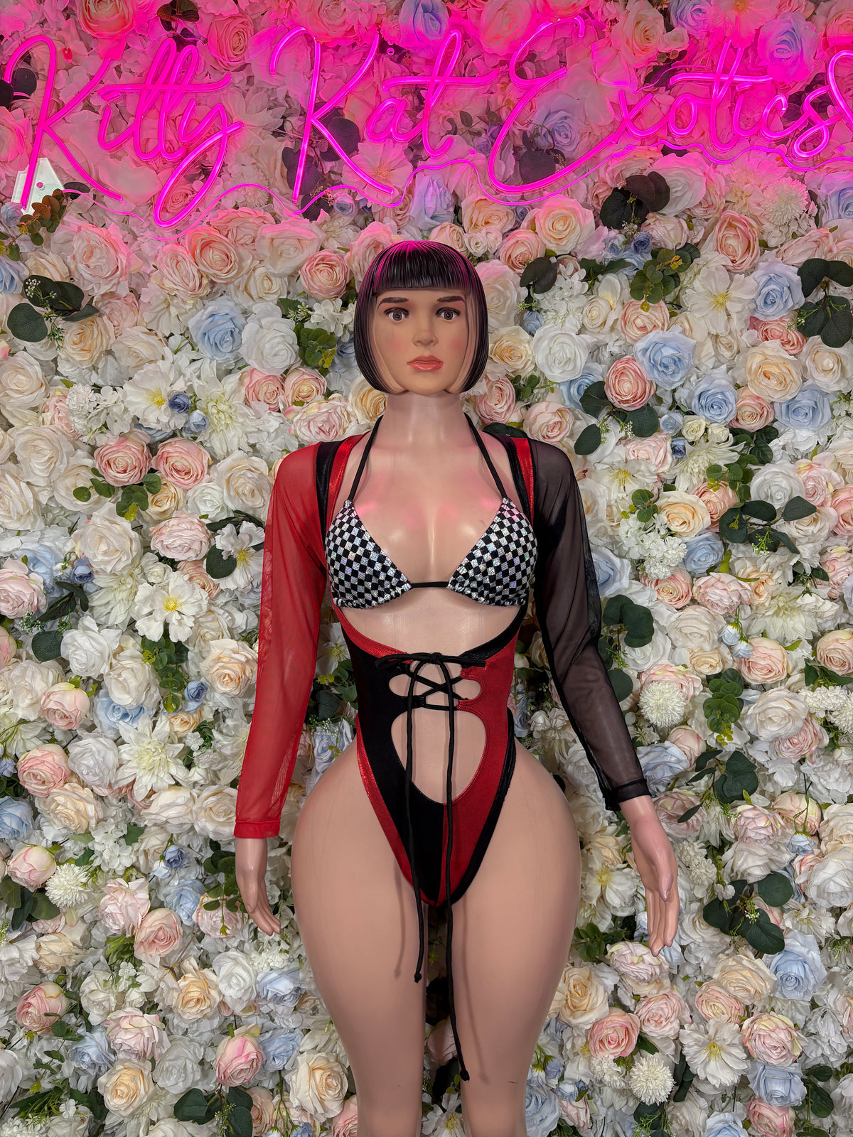 Halloween Bottlegirl Bodysuit: Rave Outfit, Cosplay Clubwear, Daddy’s Lil Monster