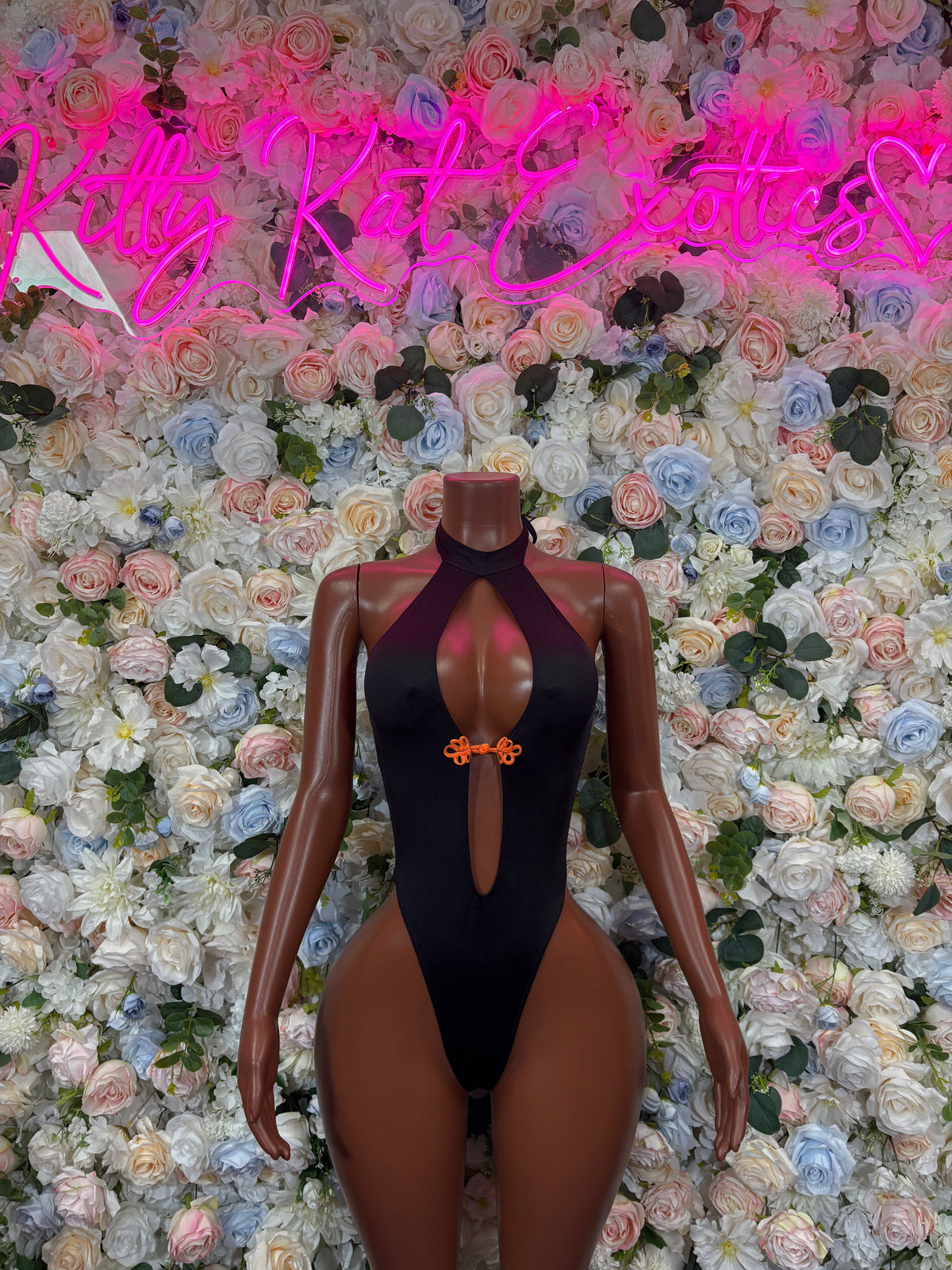 Bartender Outfit One-Piece  Bodysuit -  Black  | Exotic Dancewear for Performers, Raves, & Festival Clothing