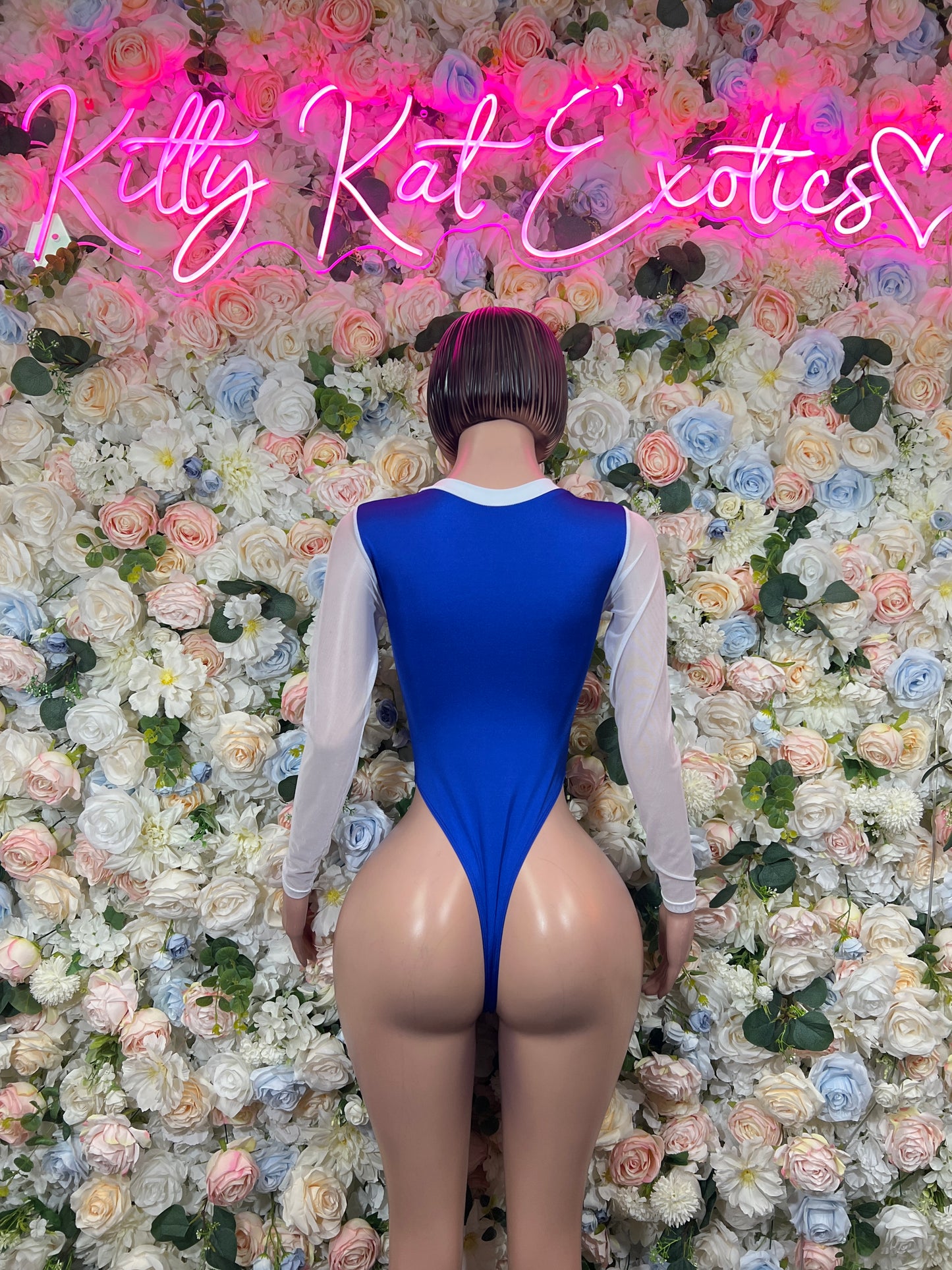 Puerto Rican Flag Bottlegirl Bodysuit - Puerto Rico Bartender One Piece Costume Rave Festival Exotic Dancewear