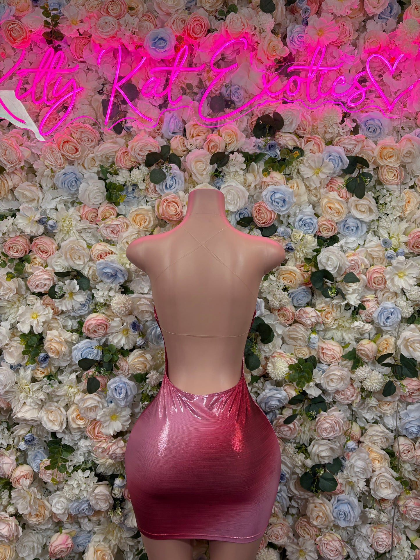 Pink Dress Exotic Dancewear