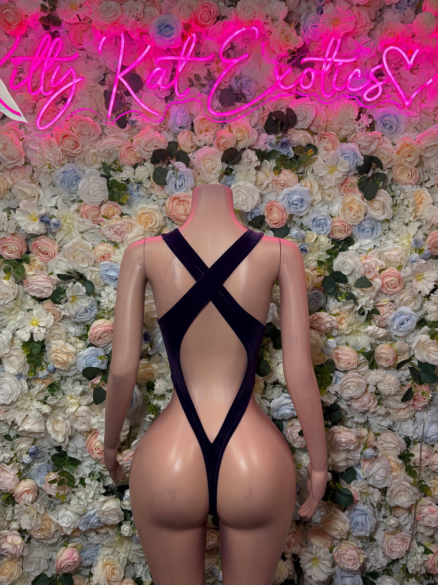 One-Piece Purple Velvet Bodysuit  Exotic Dancewear, Ravewear for Performers, Raves | Bottlegirl Outfits