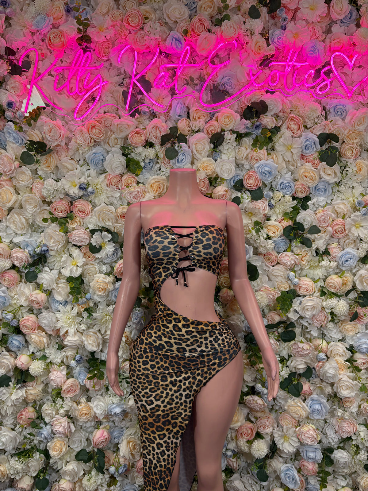 Cheetah Print Dress – Exotic Rave Festival Club Wear