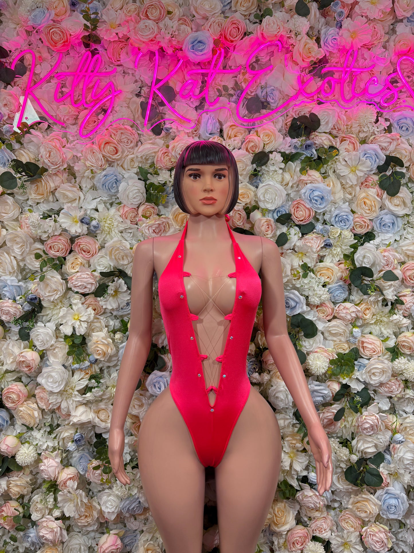Coral Bodysuit - Exotic Dancewear for Performers, Raves, & Festival Clothing