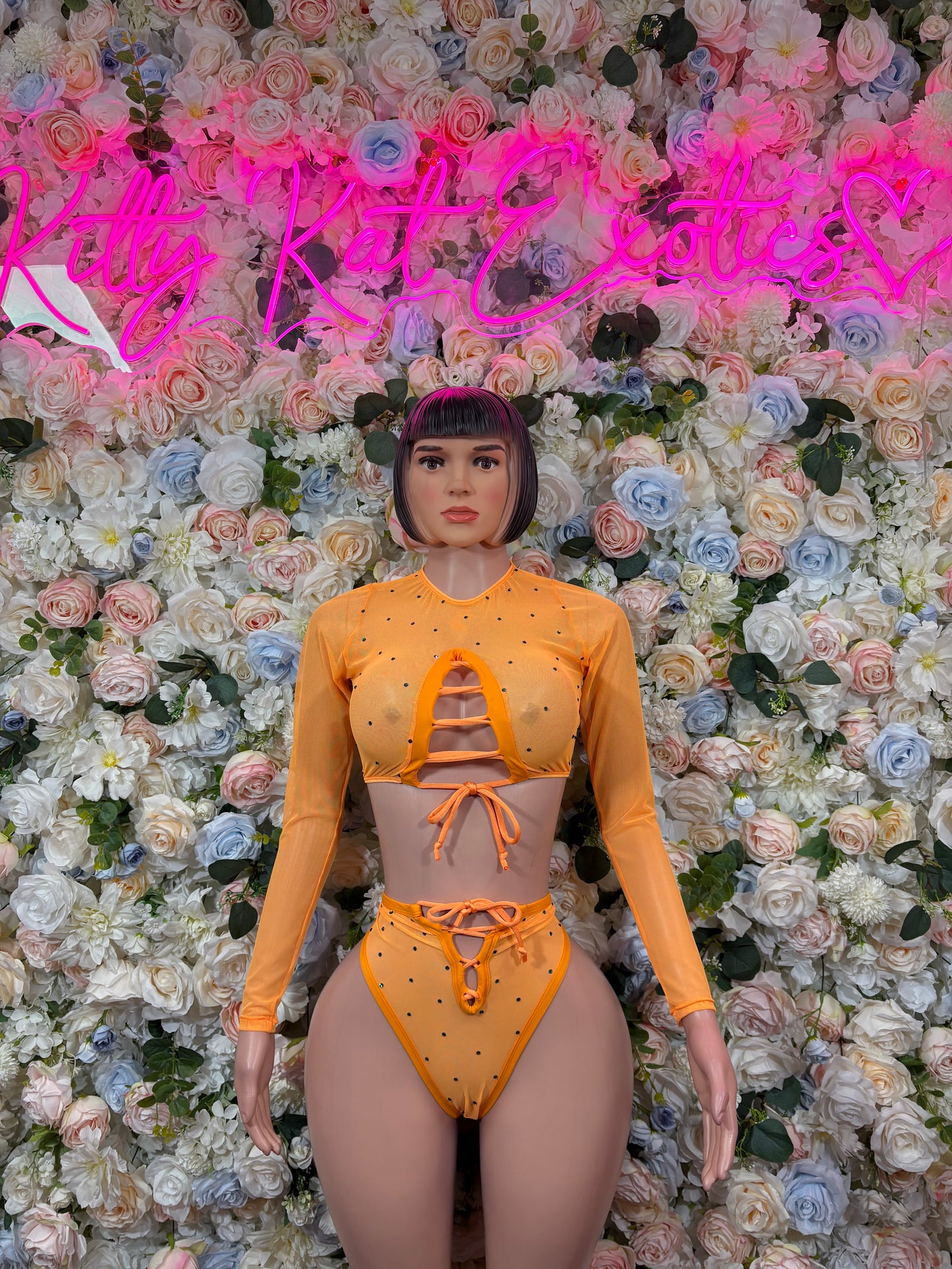 Festival Bodysuit Orange Two-Piece  – Summer
