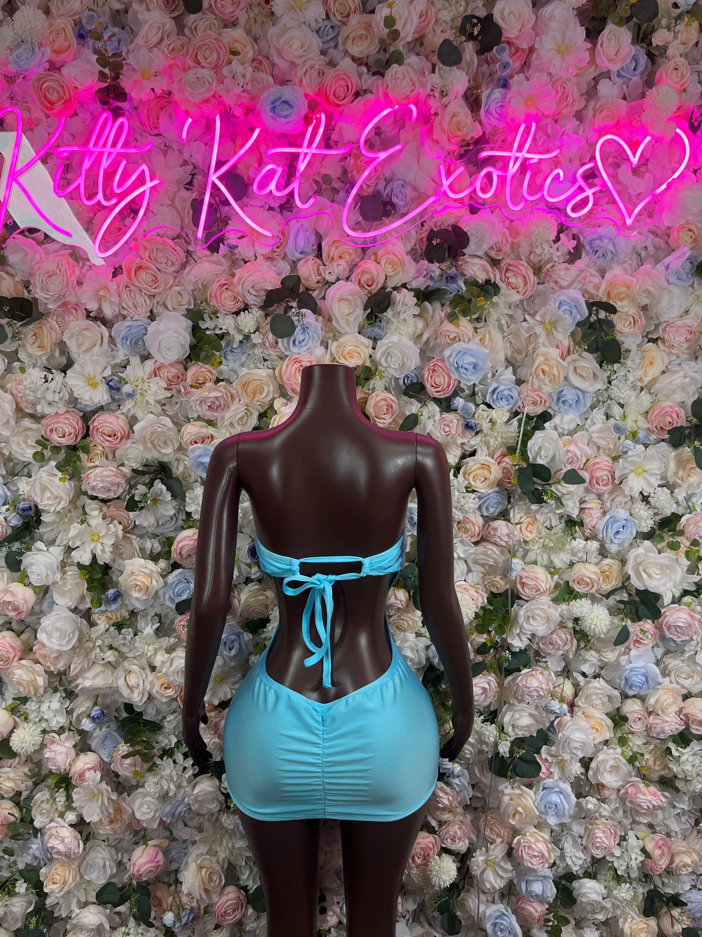 Teal Dress Exotic Dancewear