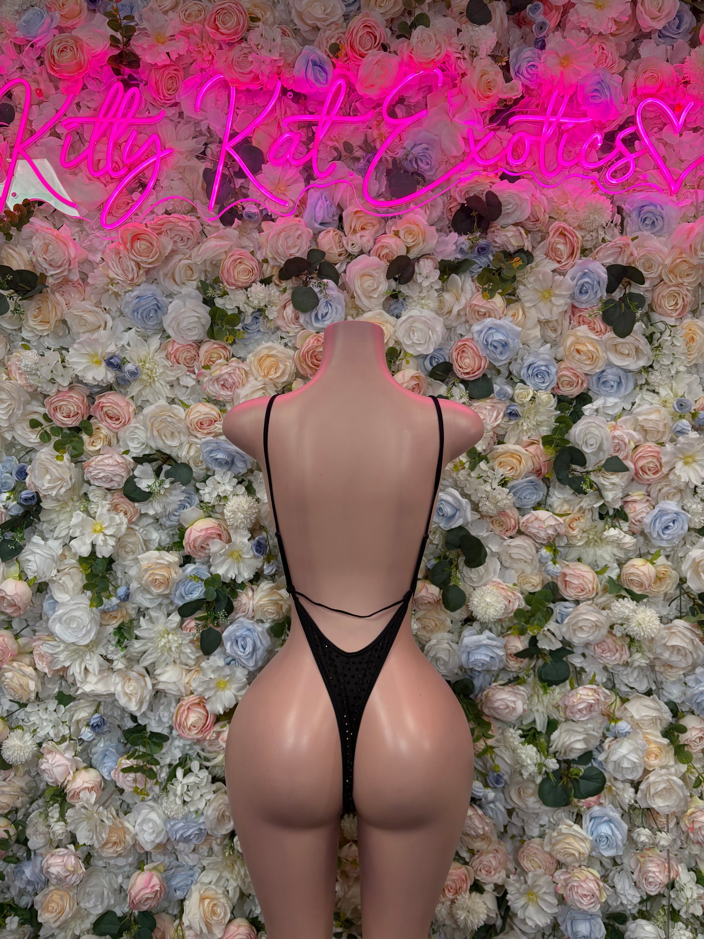 Black Bodysuit One-Piece Ravewear Bartender Outfit Clubwear