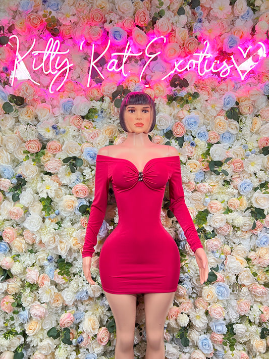 Valentines Women’s Dress Pink Dress Exotic Dancewear, Party Outfit Dinner Dress