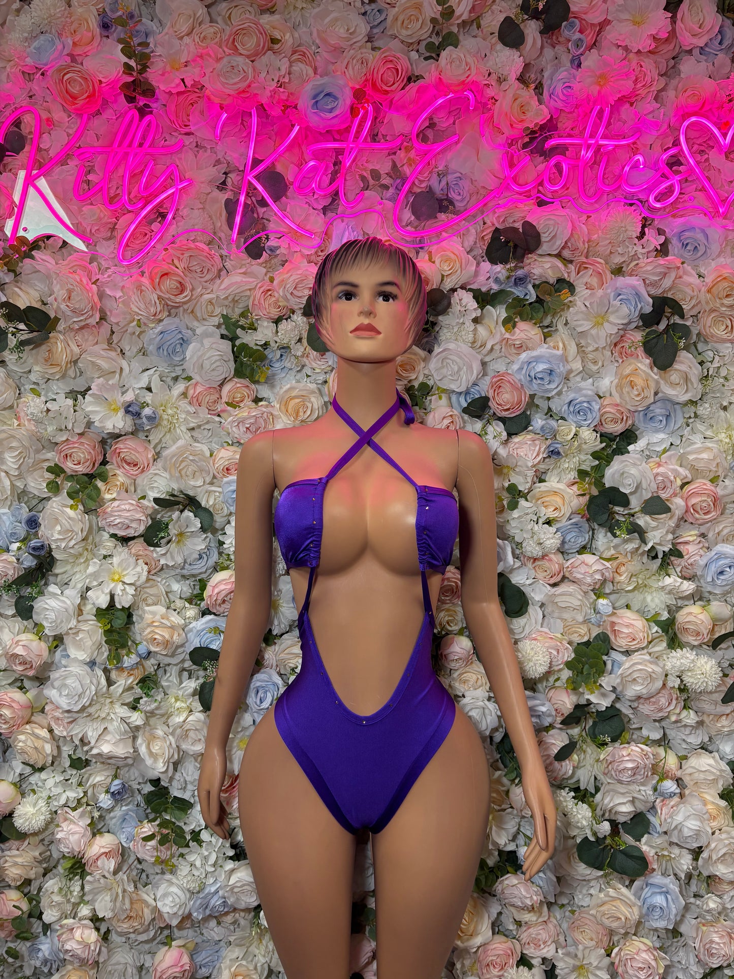 One-Piece Purple Bodysuit  Exotic Dancewear, Ravewear for Performers, Raves | Bottlegirl Outfits