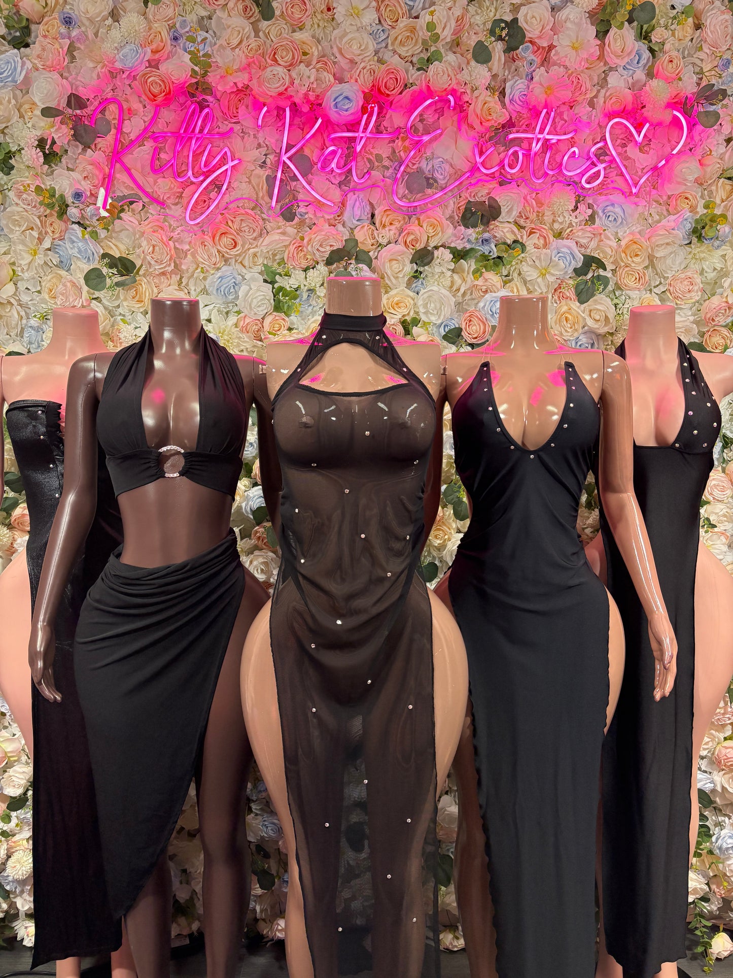 Black Gown for Women - Elegant, Date Night Dress, Formal Evening Maxi