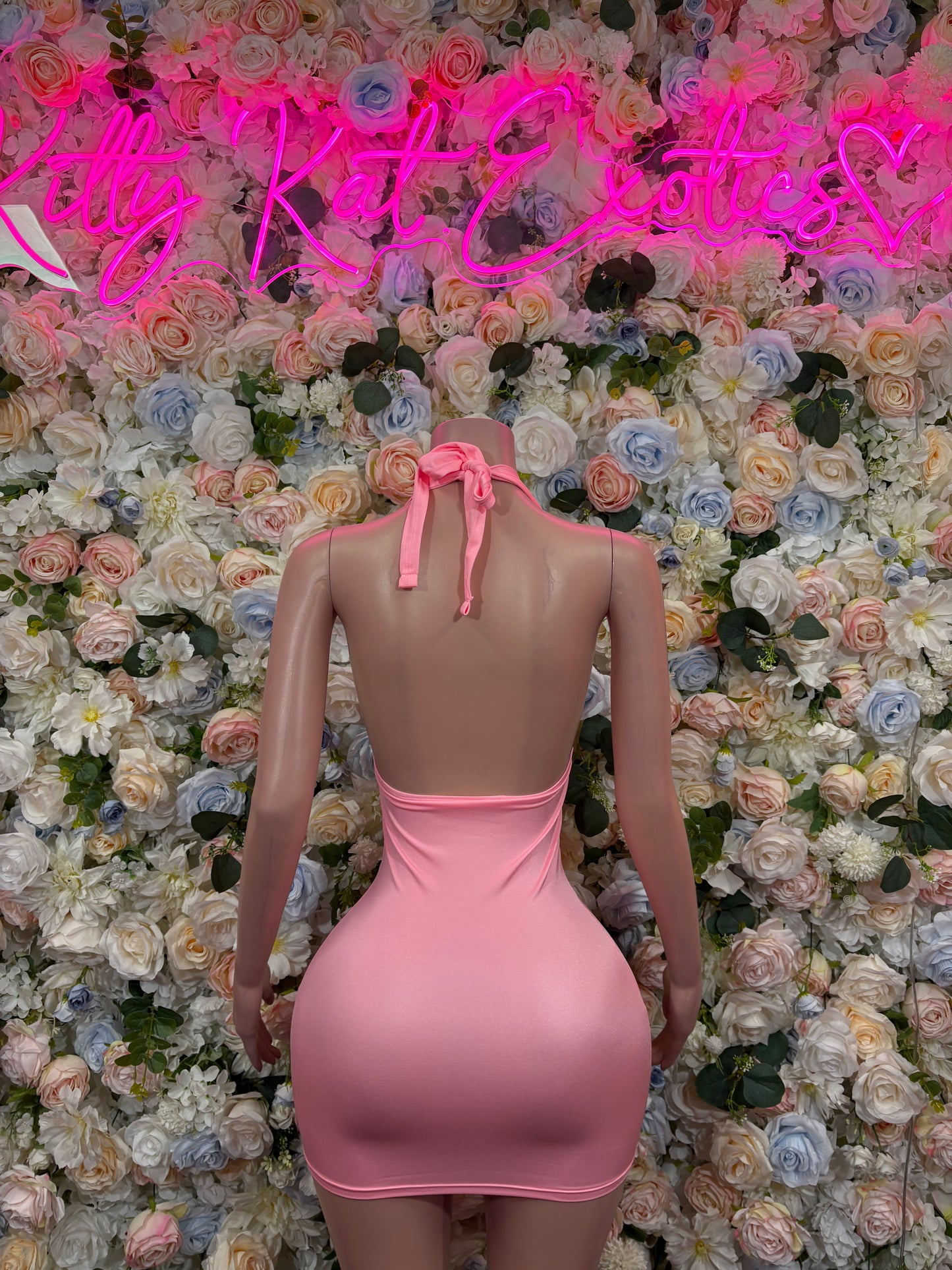 Pink Dress Exotic Dancewear