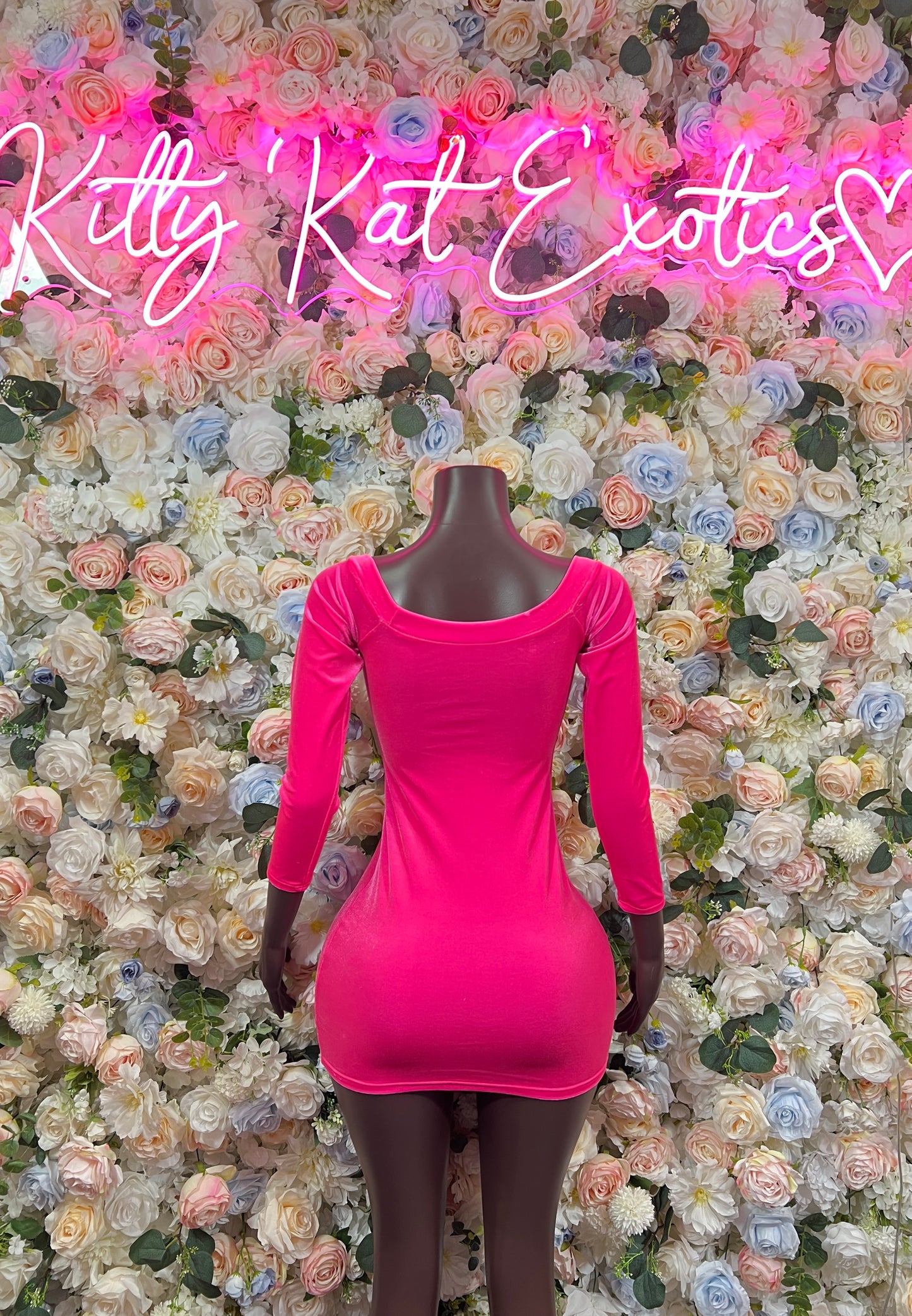 Women’s Pink Velvet Dress Dancewear