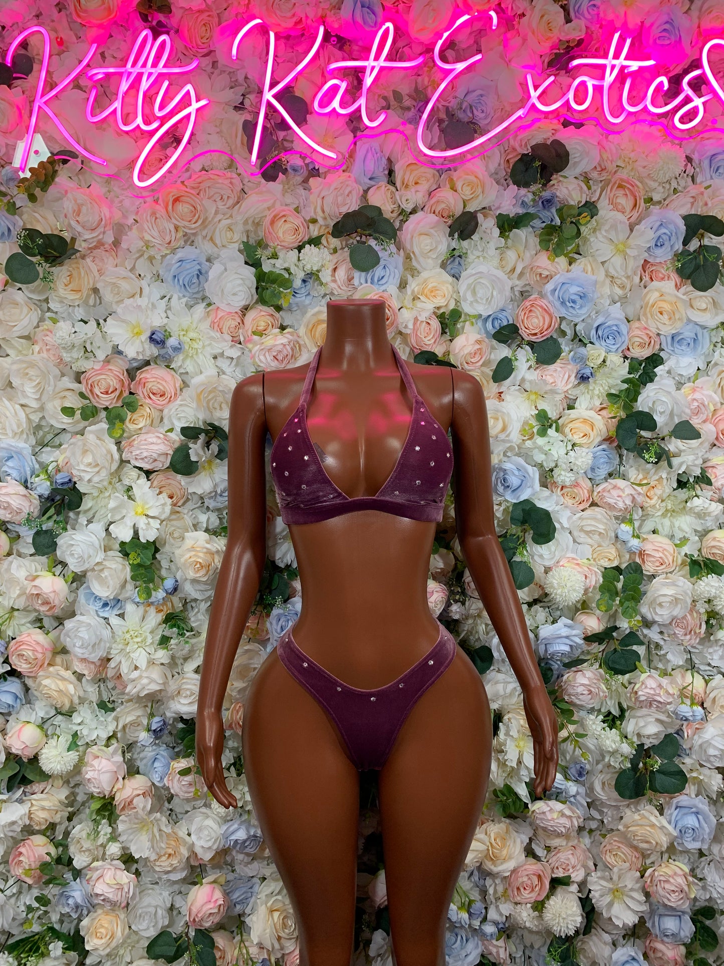 Burgundy Two Piece Rave Outfit, Rave Festival Wear
