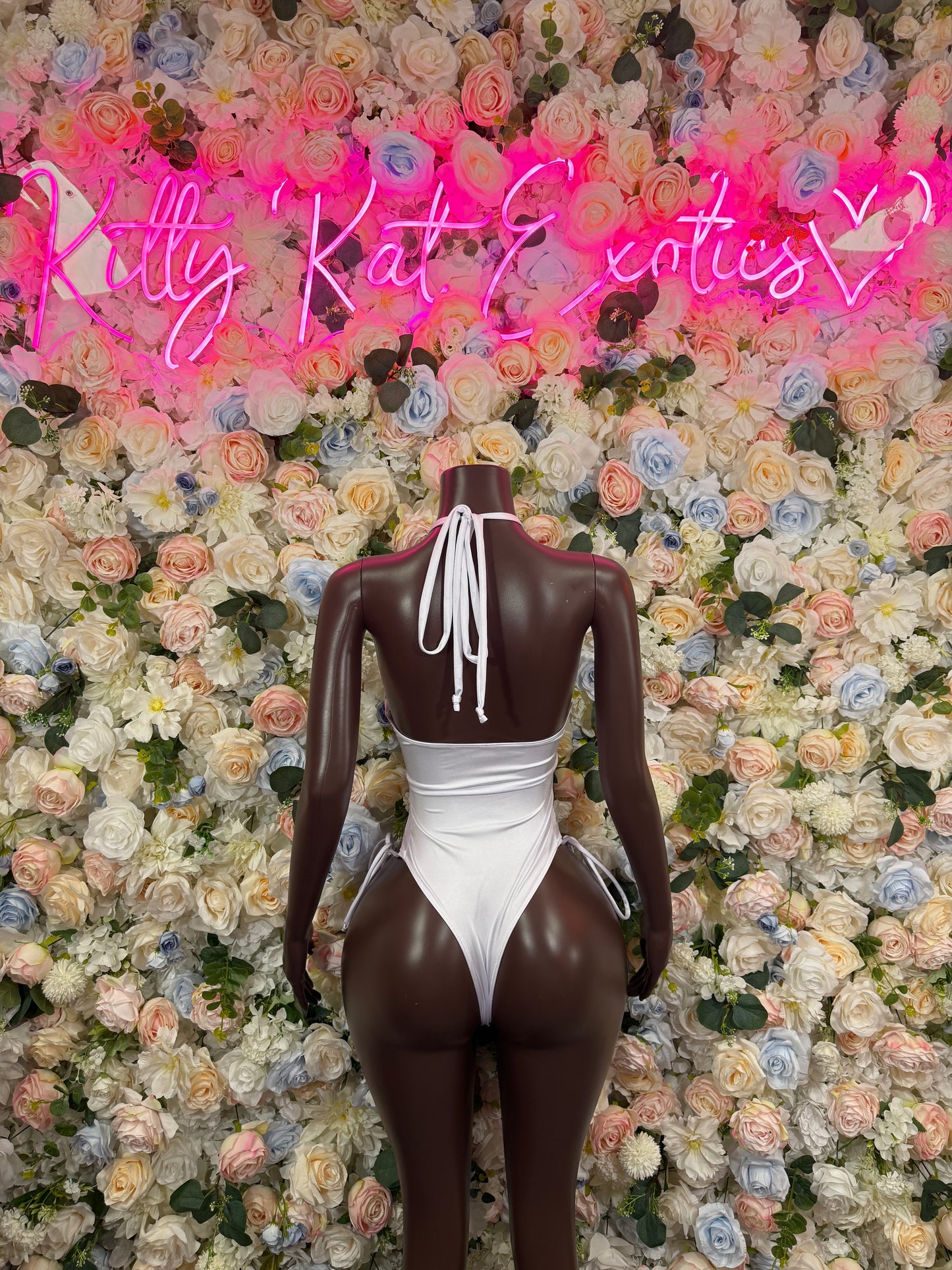 Bottlegirl Silver Cheetah  Hologram Women’s Bartender Bodysuit Exotic Dancewear  Costume