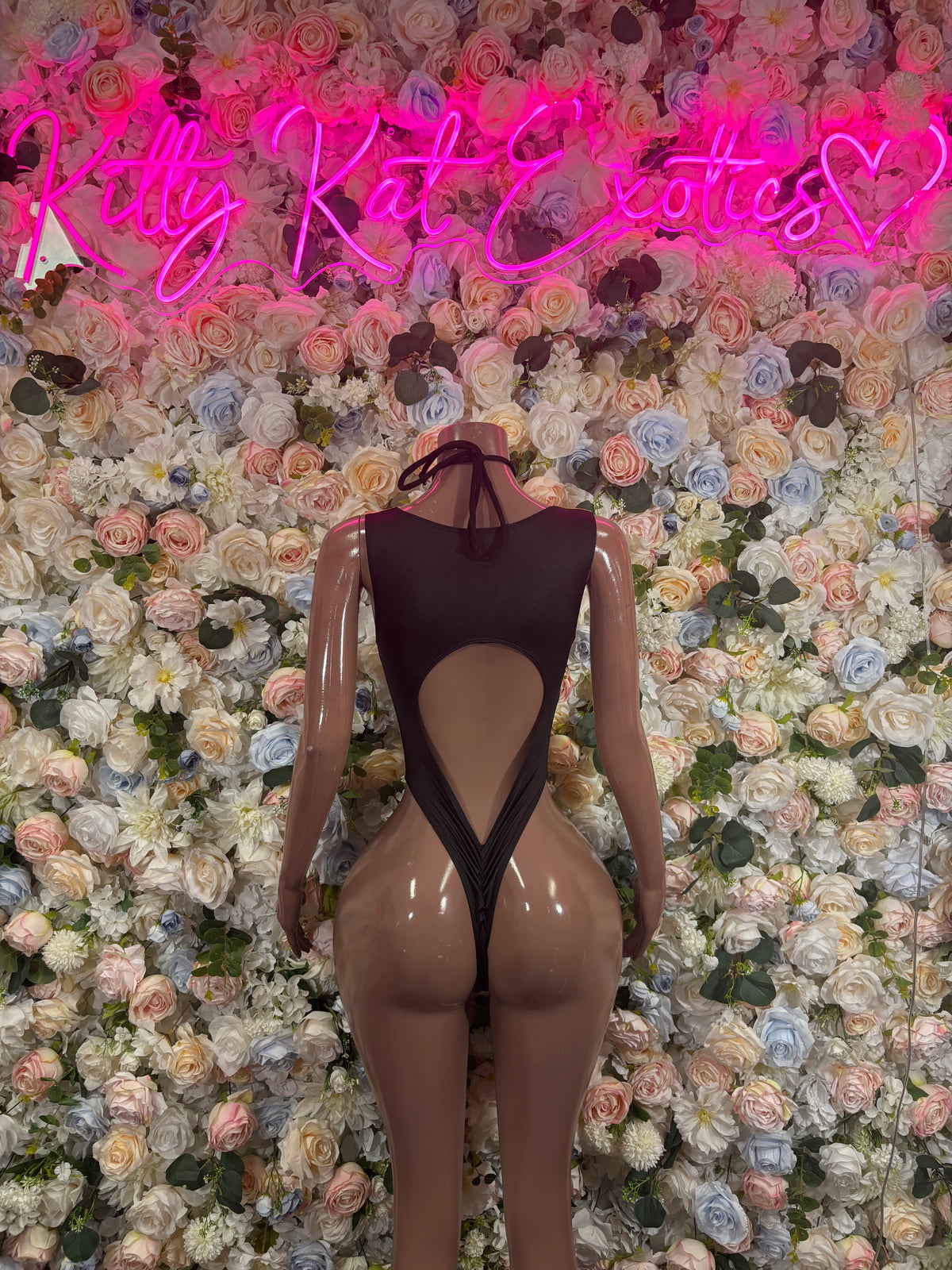 Bottlegirl Gold Lace-Up Festival Bodysuit | KittyKatExotics