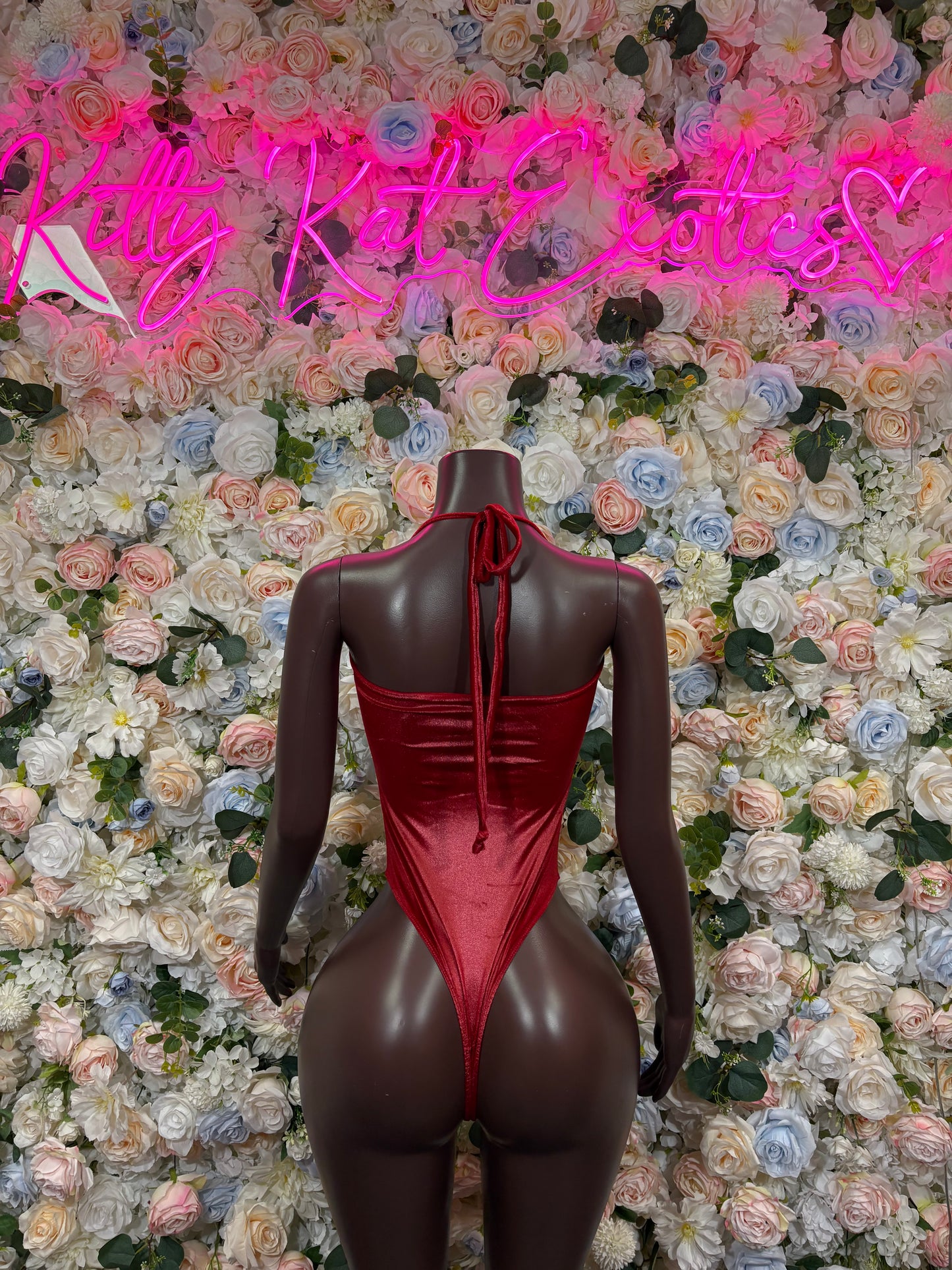 Ravewear Bodysuit Red Festival Outfit - Exotic Dancewear