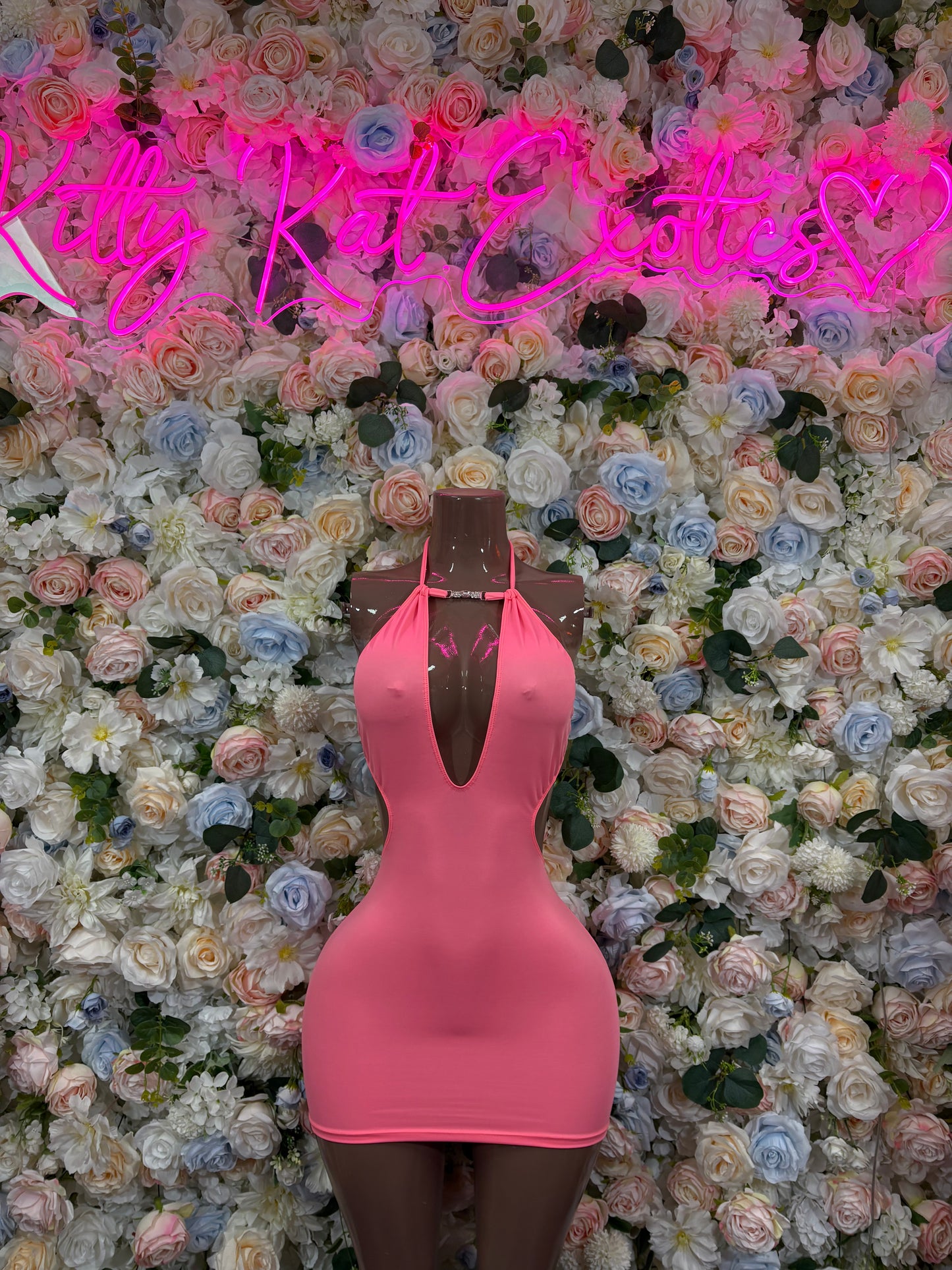 Pink Dress Exotic Dancewear