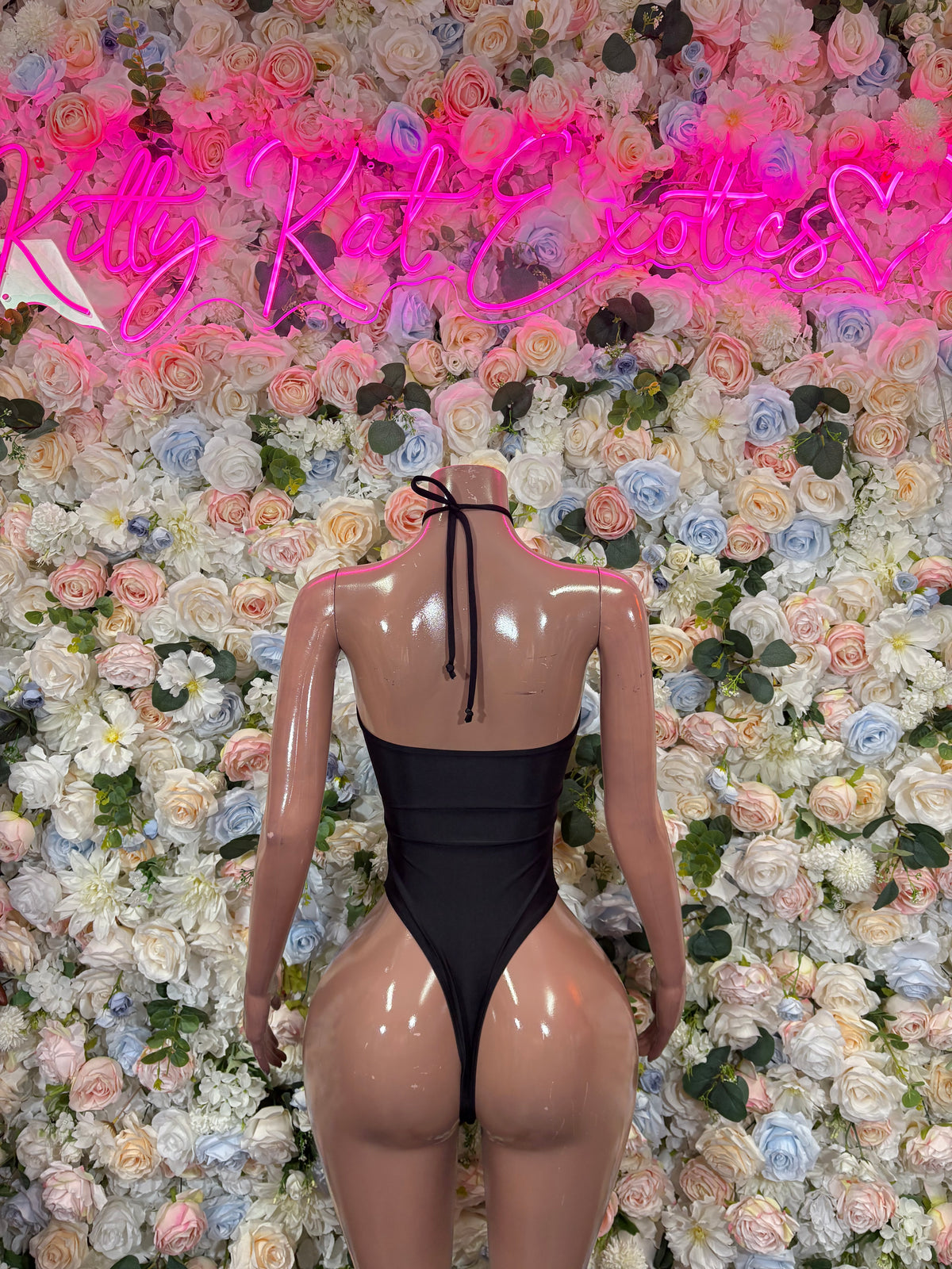 Bartender Outfit One-Piece  Bodysuit -  Black  | Exotic Dancewear for Performers, Raves, & Festival Clothing