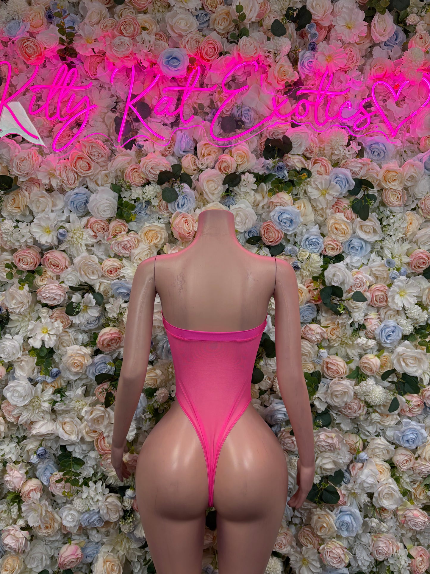 Pink One Piece Exotic Dancewear