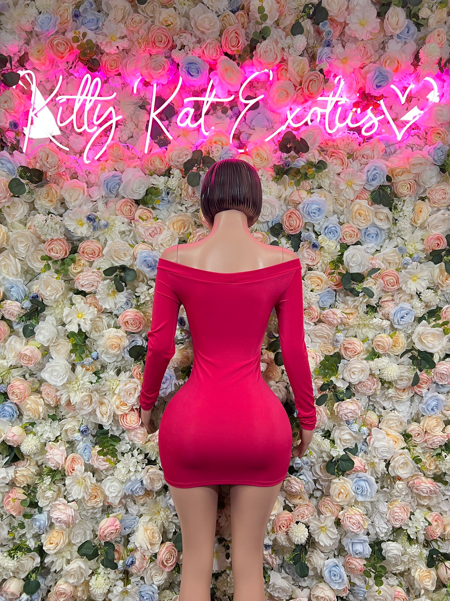 Valentines Women’s Dress Pink Dress Exotic Dancewear, Party Outfit Dinner Dress