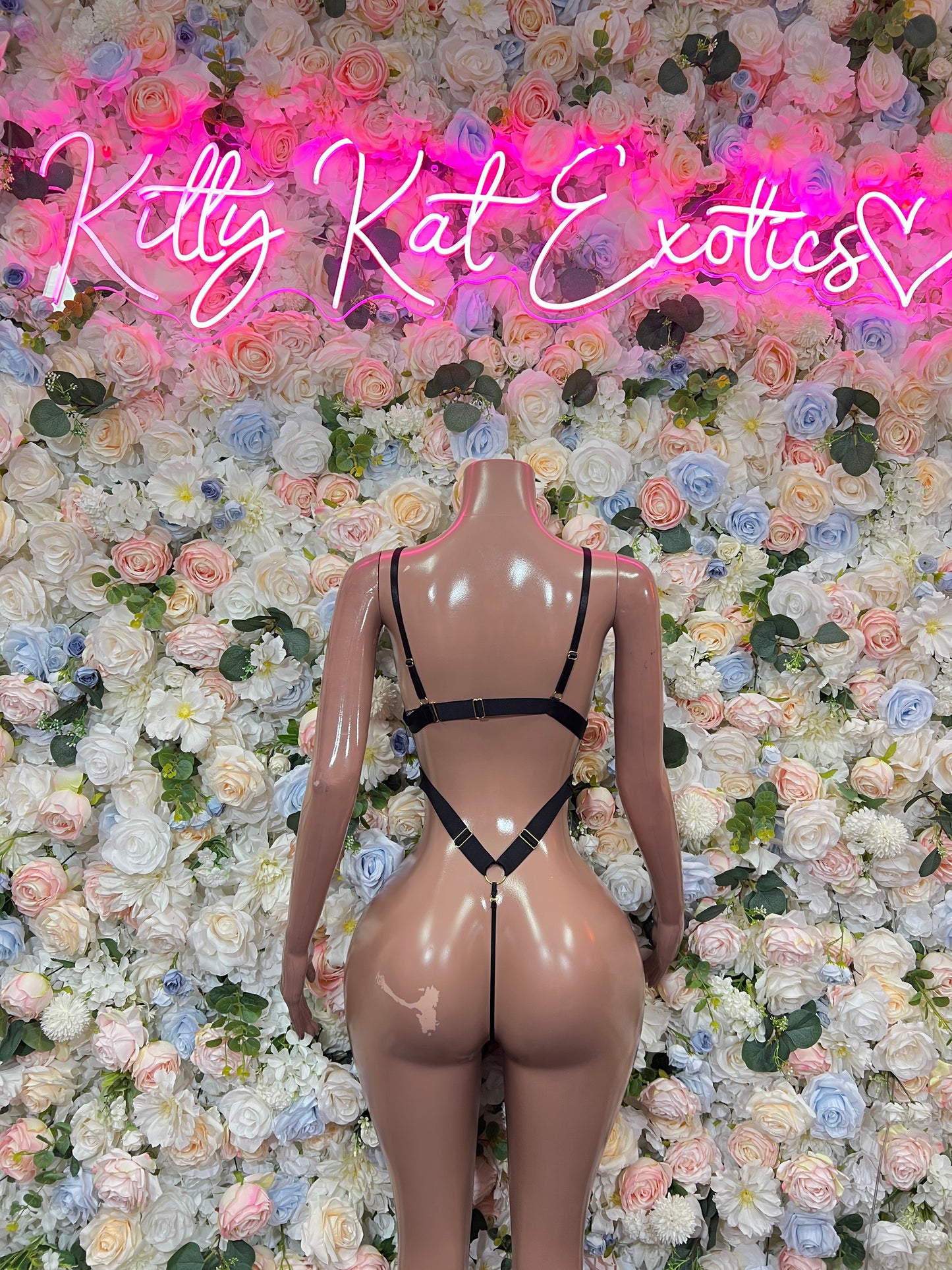 Black Bottlegirl Bodysuit - Women’s Exotic Dancewear, Bartender Costume & Rave Clubwear