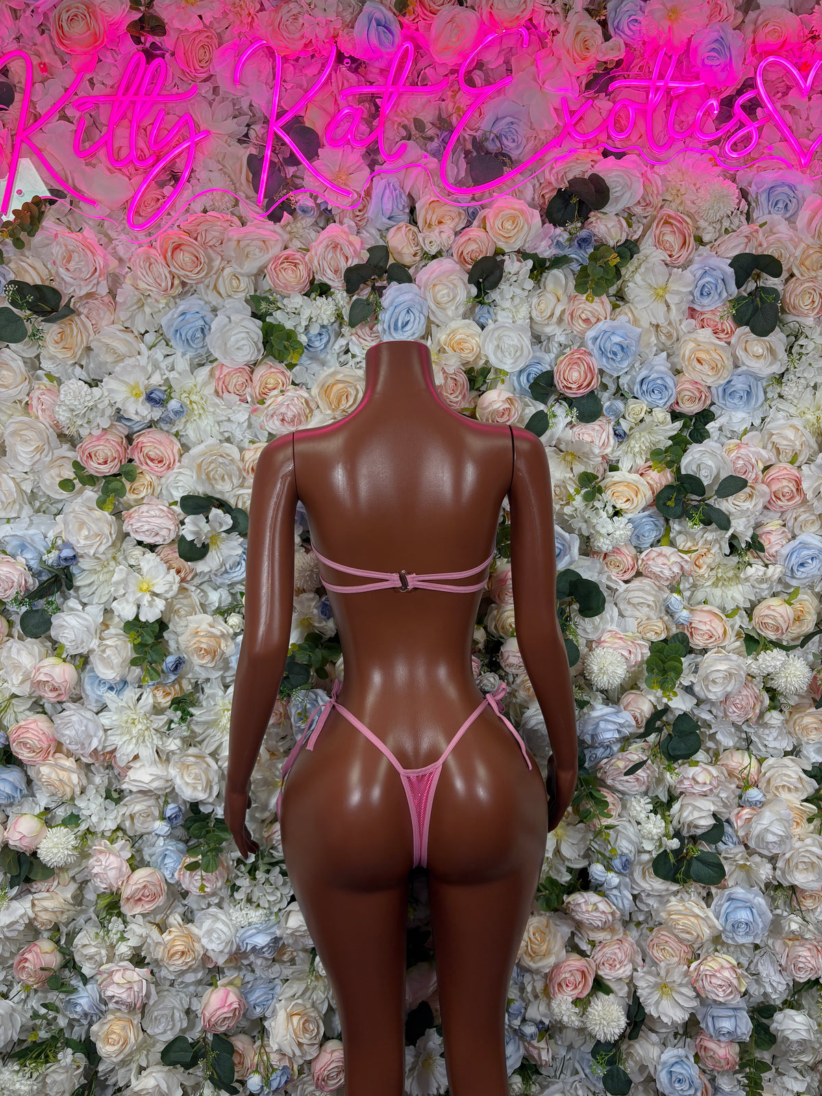 Festival Bikini Pink Metallic Two Piece Set Ravewear –  Dancewear Outfit