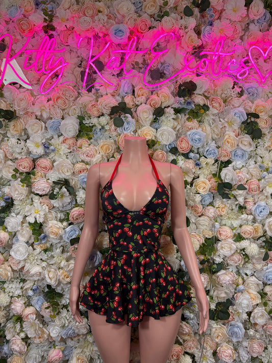 Rose Print Dress -  Exotic Dancewear