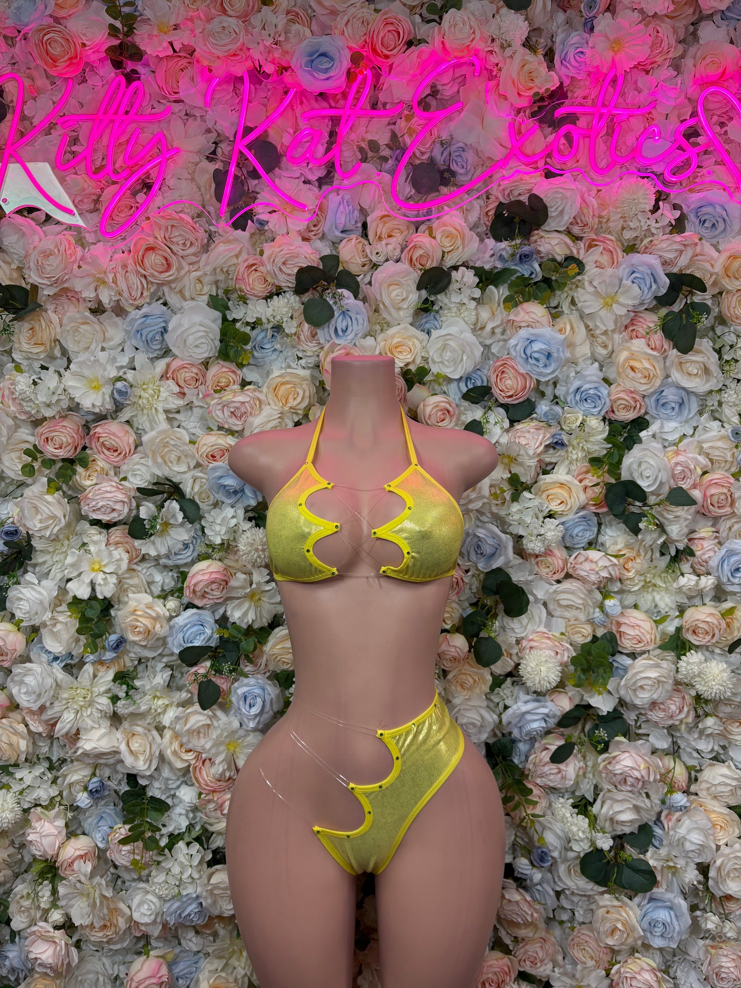 Yellow Two Piece Set –  Exotic Dancewear Bikini
